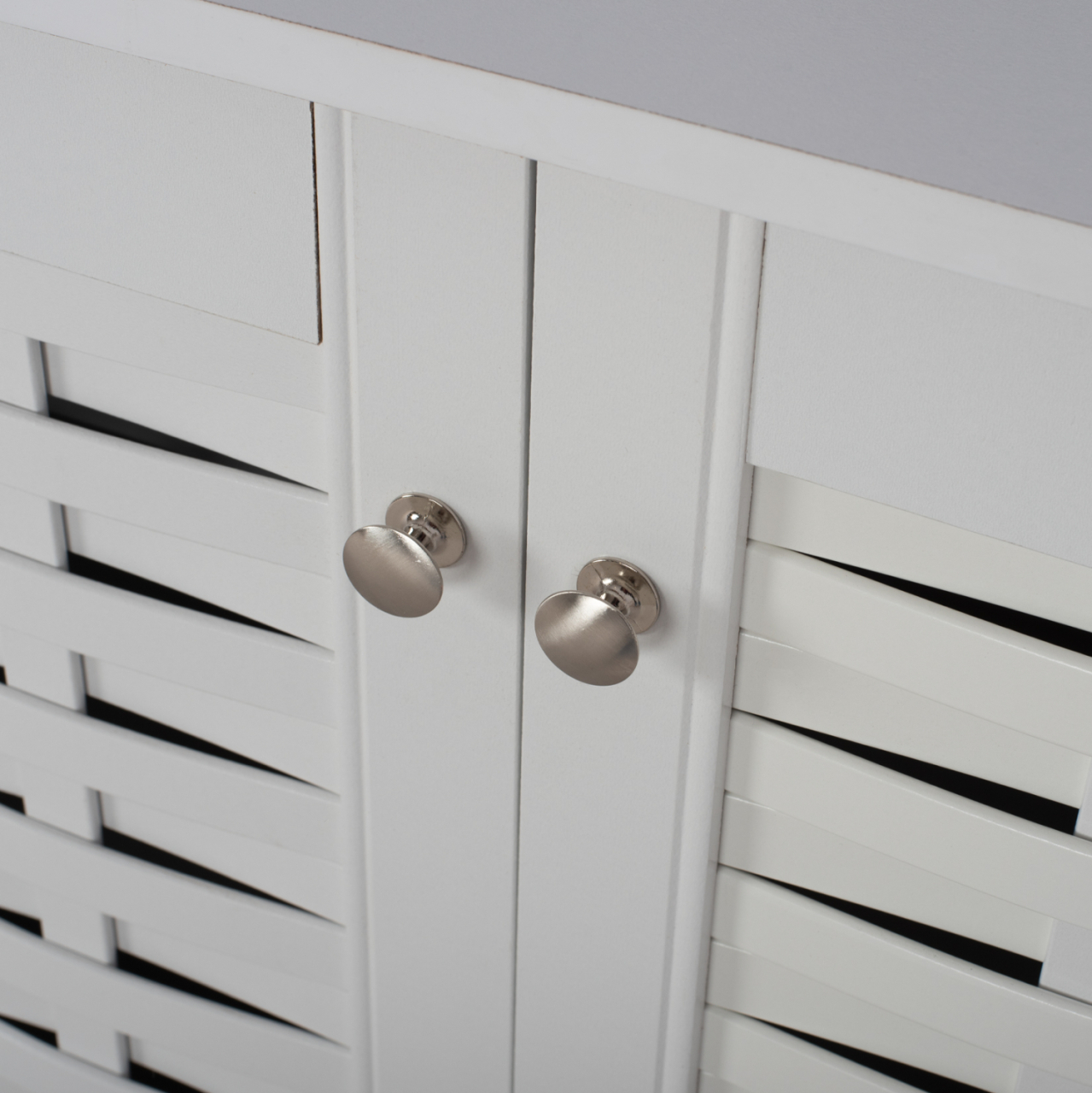 SHOE CABINET CASSIOPE MELAMINE WHITE WITH LEGS 77Χ34Χ67.5Hcm.HM2208.05 [5]