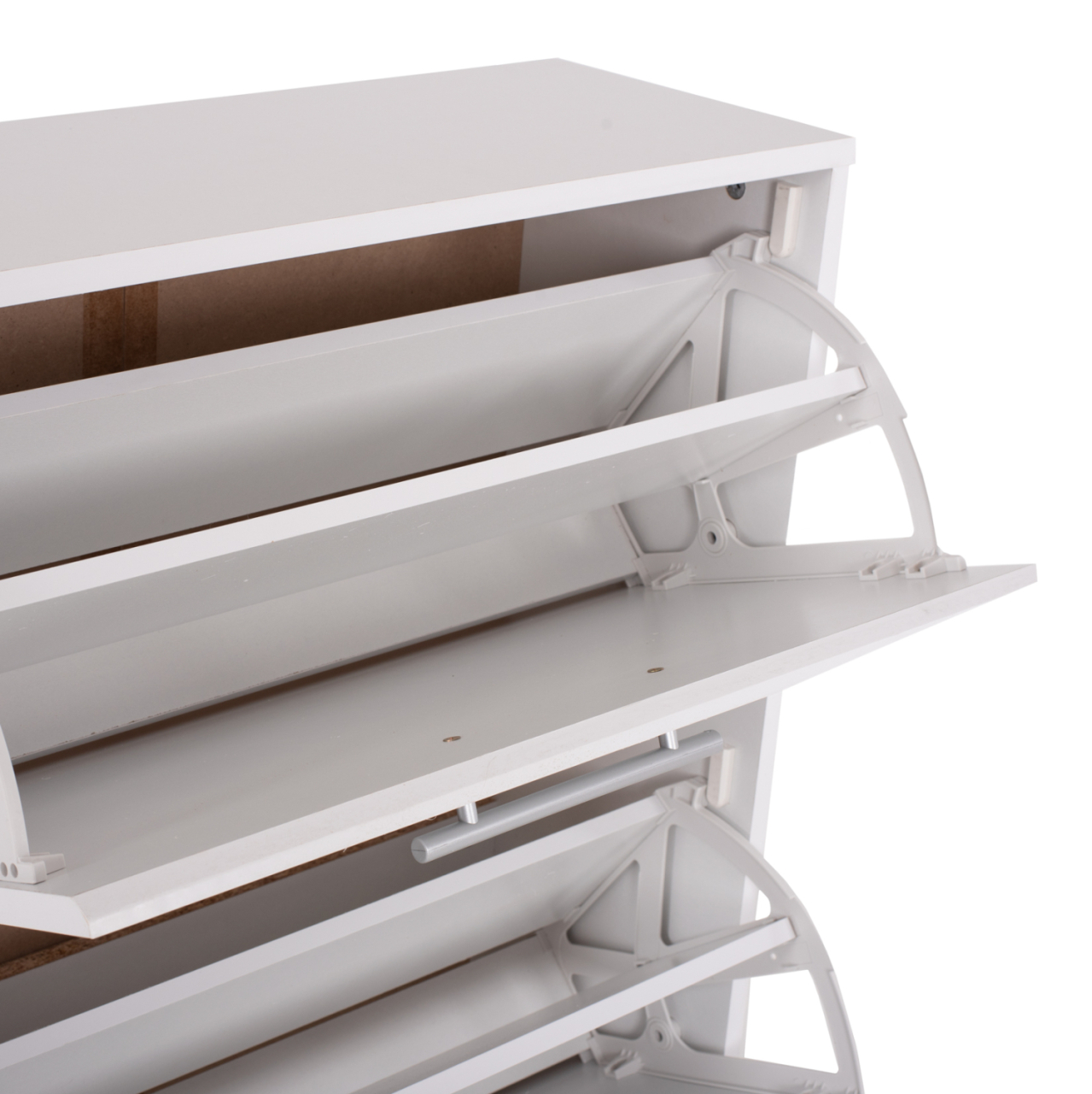 SHOE CABINET HM2221.05 3 LEVELS MELAMINE IN WHITE 62Χ24Χ110Hcm. [5]