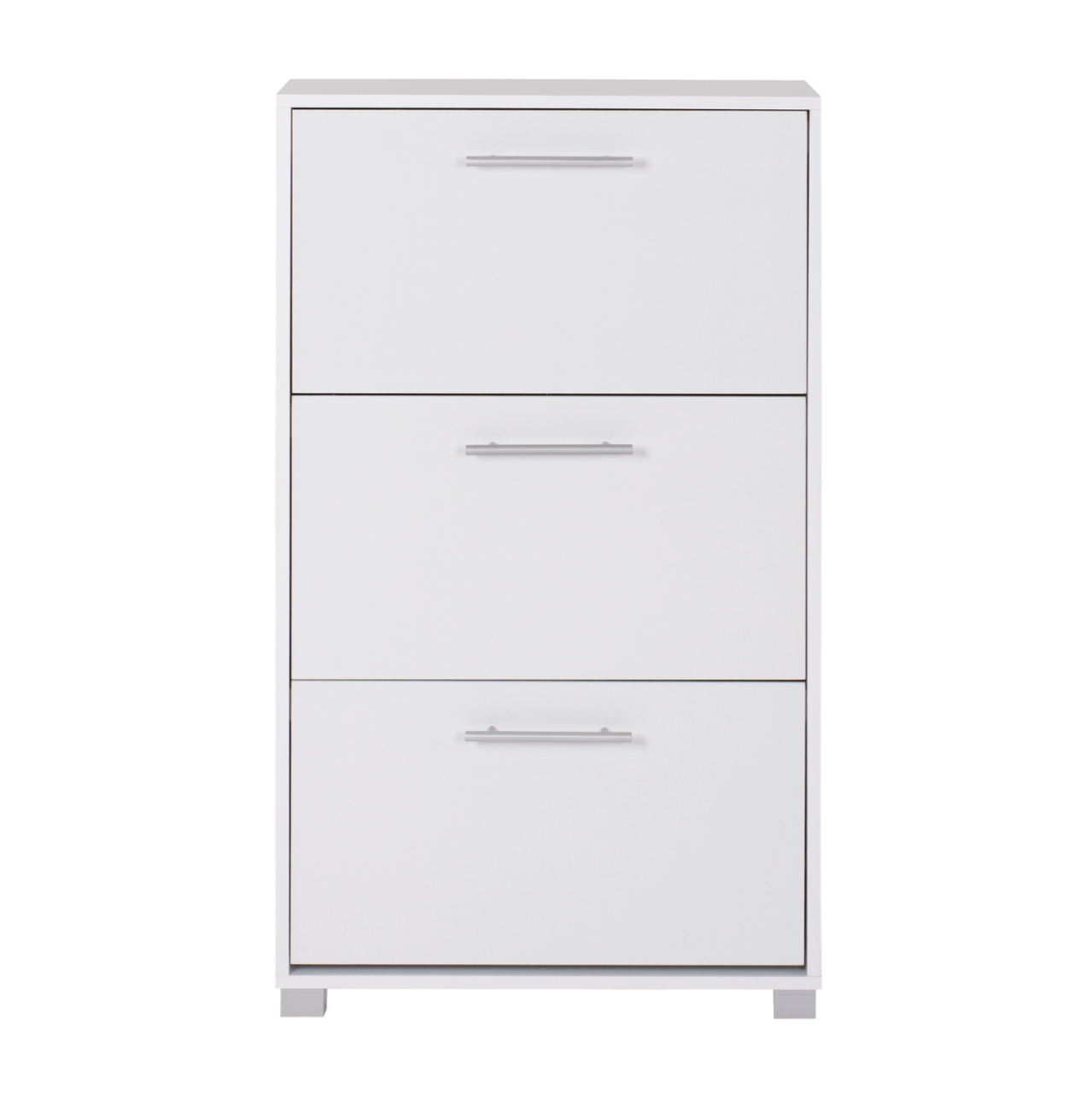 SHOE CABINET HM2221.05 3 LEVELS MELAMINE IN WHITE 62Χ24Χ110Hcm. [3]
