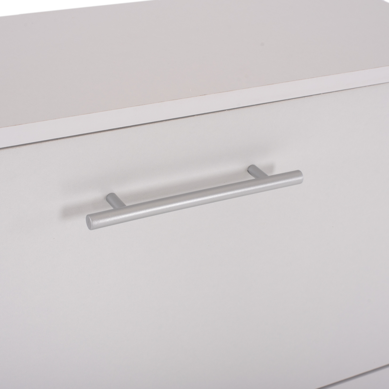 SHOE CABINET HM2221.05 3 LEVELS MELAMINE IN WHITE 62Χ24Χ110Hcm. [6]
