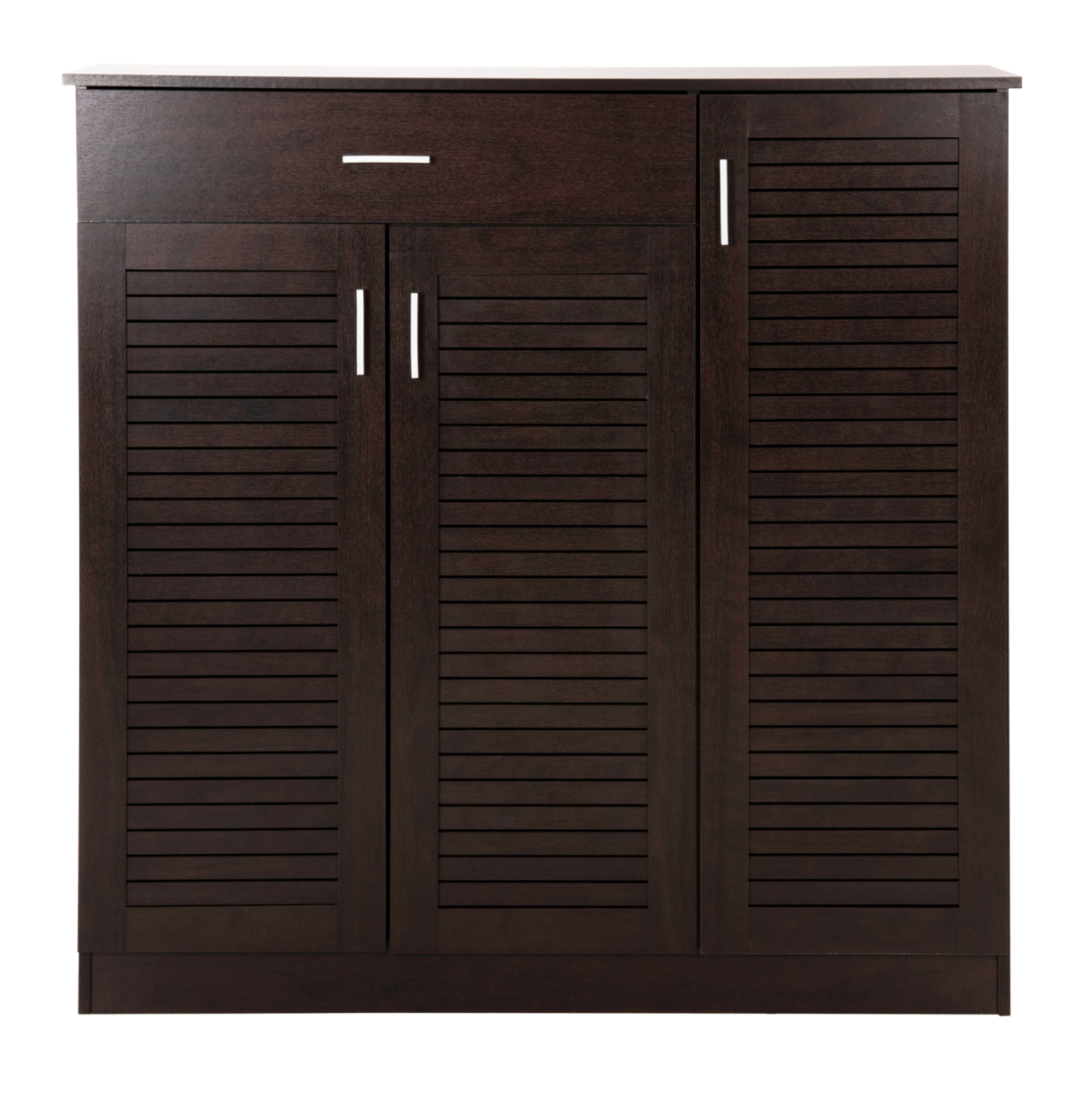 SHOE CABINET PROBY HM9607.01 MELAMINE IN WENGE 120x37,5x121,5Hcm. [3]