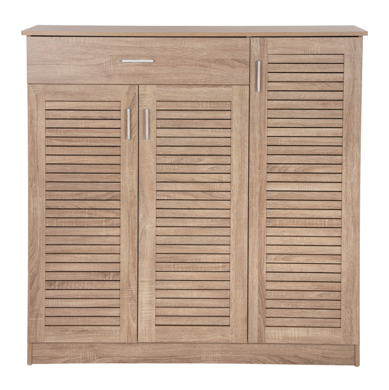 SHOE CABINET PROBY HM9607.02 MELAMINE IN SONOMA 120x37,5x121,5Hcm. [3]