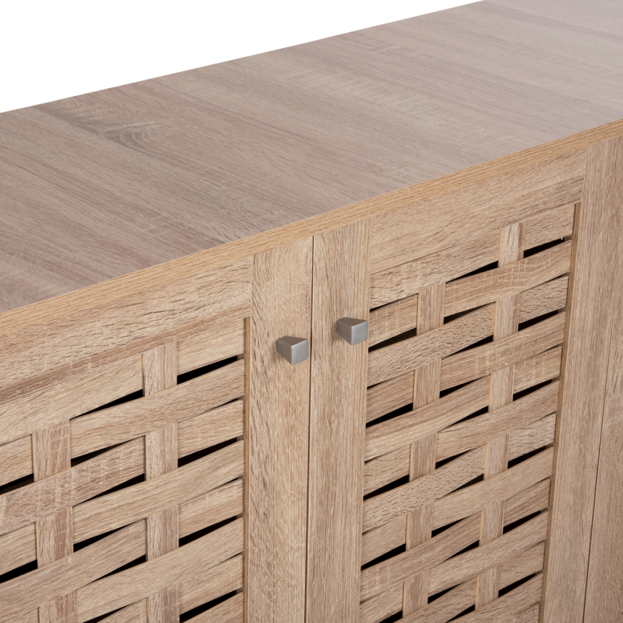 SHOE CABINET PRODY HM9610.02 MELAMINE IN SONAMA 3 DOORS 115x34x89Hcm. [6]