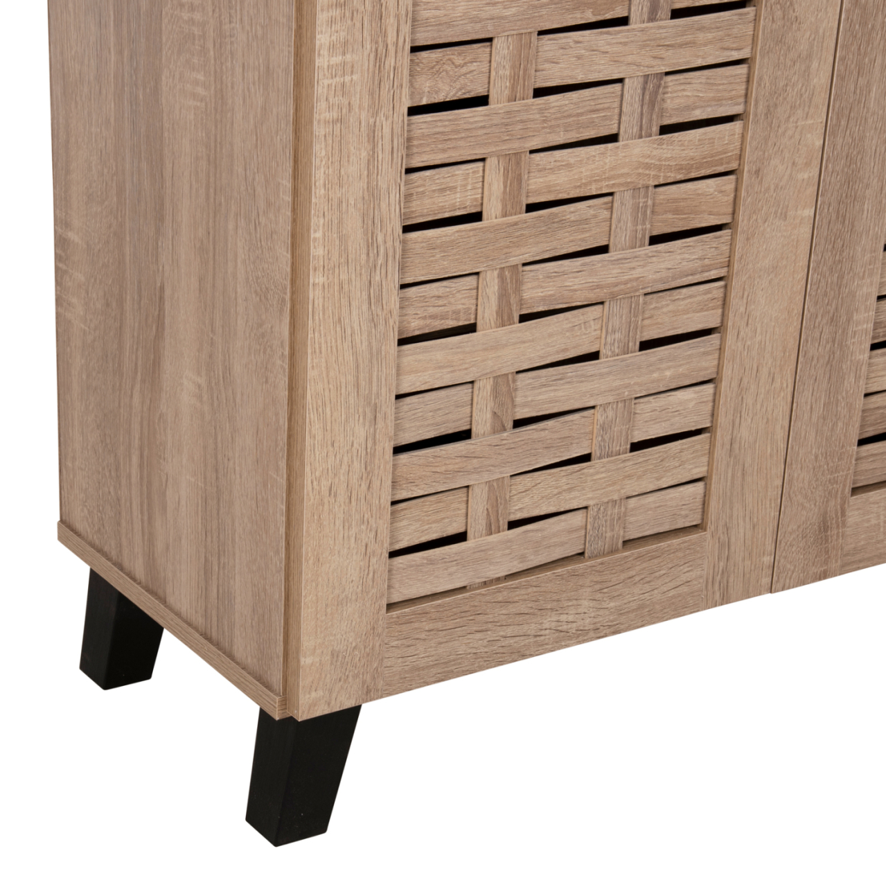 SHOE CABINET PRODY HM9610.02 MELAMINE IN SONAMA 3 DOORS 115x34x89Hcm. [8]