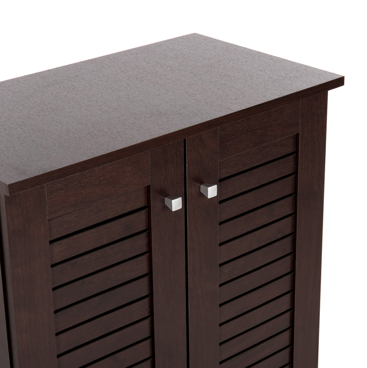 SHOE CABINET PROLLY HM9608.01 MELAMINE IN WENGE-2 DOORS-4 SHELVES 60x34x88Hcm. [8]