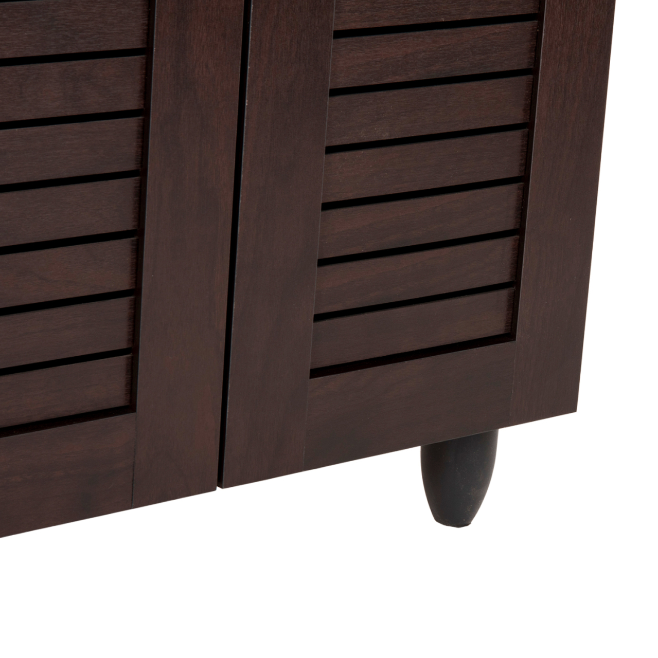 SHOE CABINET PROLLY HM9608.01 MELAMINE IN WENGE-2 DOORS-4 SHELVES 60x34x88Hcm. [9]
