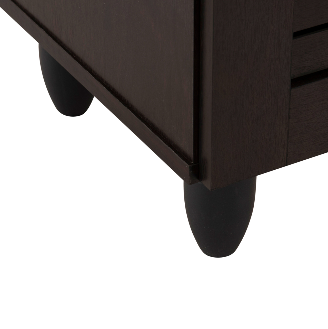 SHOE CABINET PROLLY HM9609.01 MELAMINE IN WENGE-3 DOORS-4 SHELVES 87x32x88Hcm. [7]
