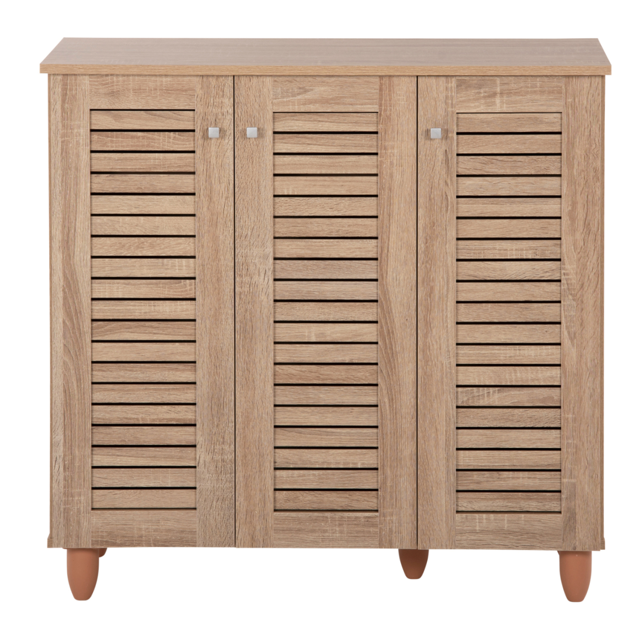 SHOE CABINET PROLLY HM9609.02 MELAMINE IN SONOMA-3 DOORS-4 SHELVES 87x32x88Hcm. [3]