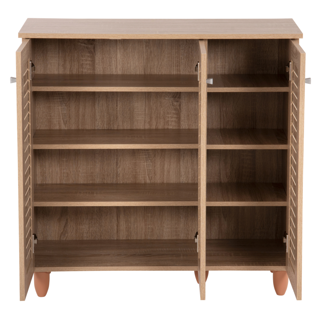 SHOE CABINET PROLLY HM9609.02 MELAMINE IN SONOMA-3 DOORS-4 SHELVES 87x32x88Hcm. [5]