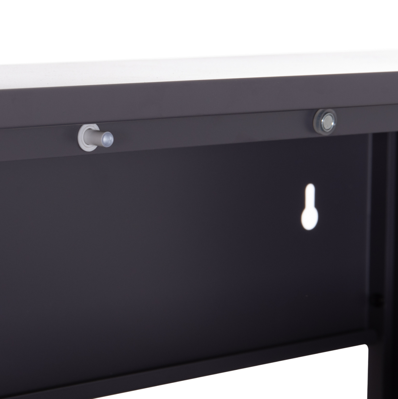 SHOE CABINET STARK HM6633.03 METAL IN ANTHRACITE--3 MAGNETIC DOORS 71x15x103Hcm. [7]