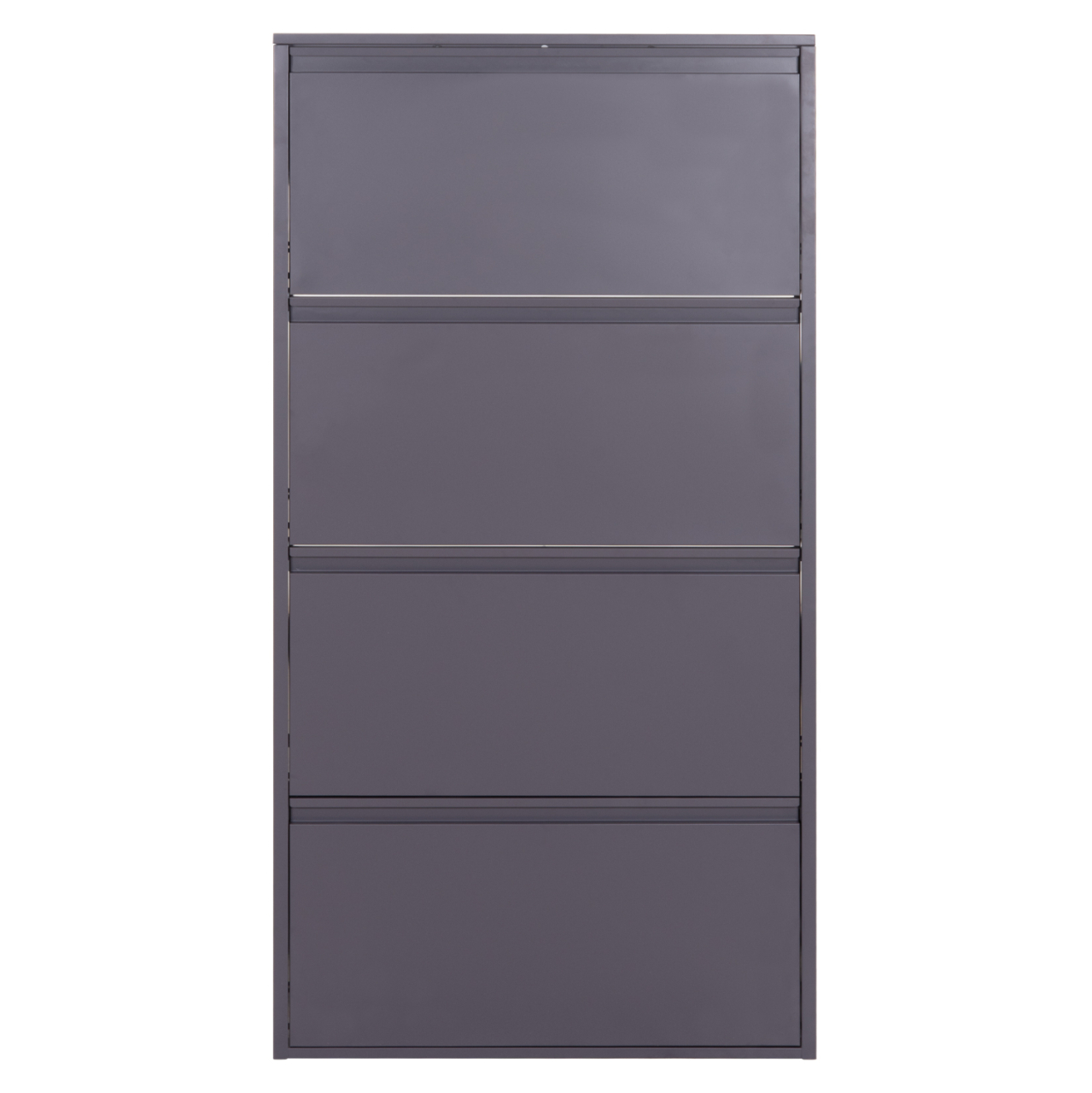 SHOE CABINET STARK HM6634.03 METAL IN ANTHRACITE--4 MAGNETIC DOORS 71x15x137Hcm. [3]