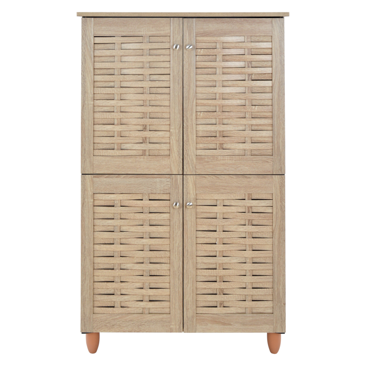 Shoe Cabinet Wooden 4 doors HM2210.02 Sonama 77x34x123 [3]