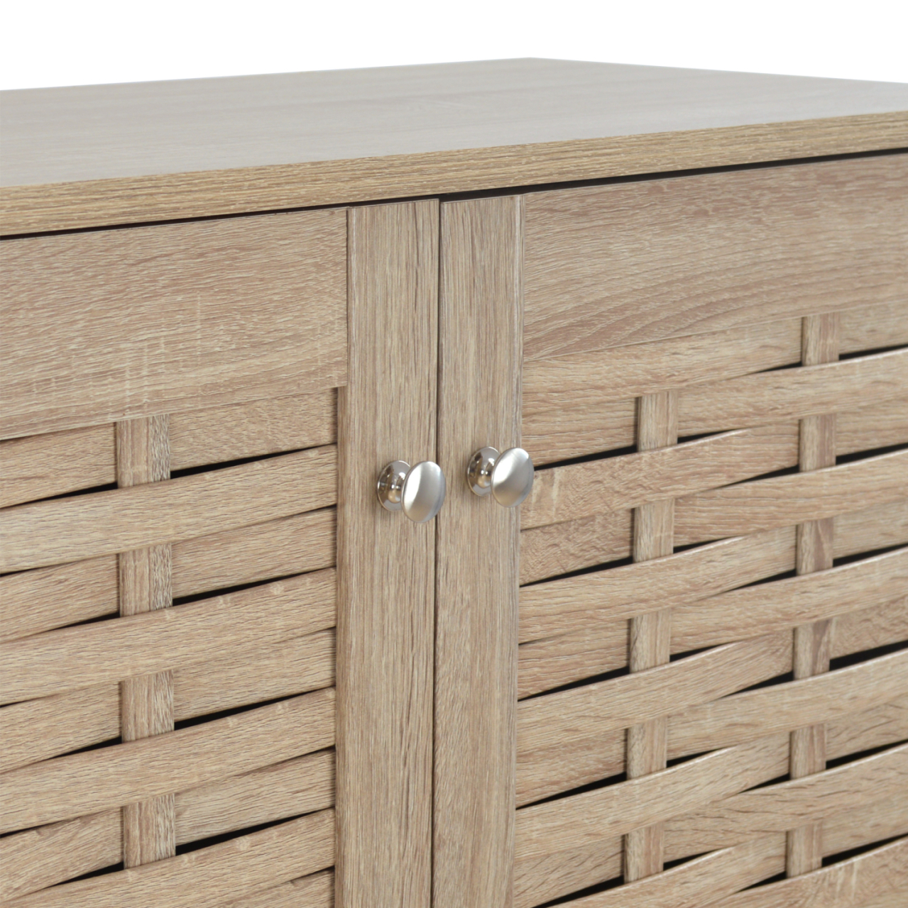 Shoe Cabinet Wooden 4 doors HM2210.02 Sonama 77x34x123 [5]