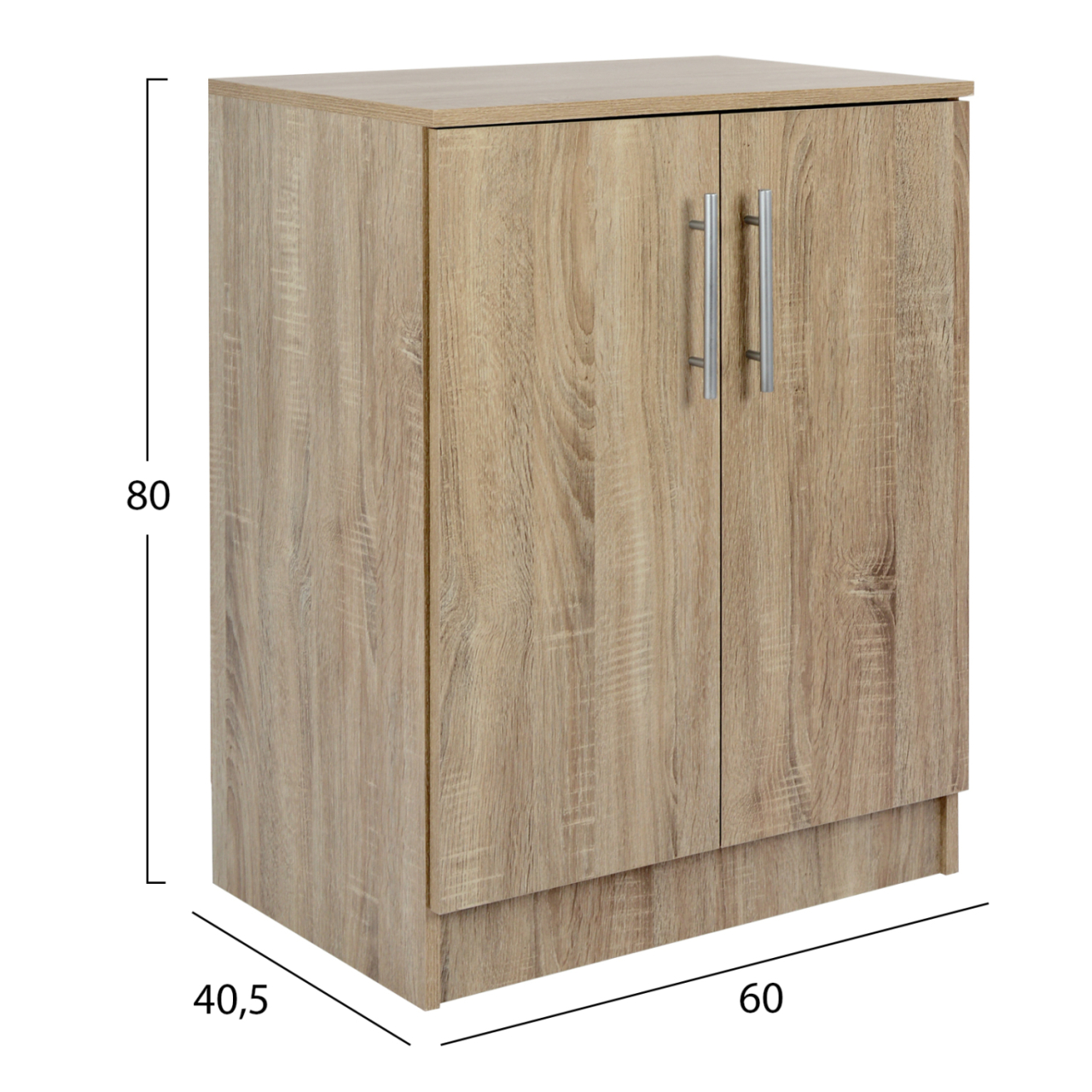Shoe Cabinet Wooden HM2206.02 sonama 60x40.5x80 [2]