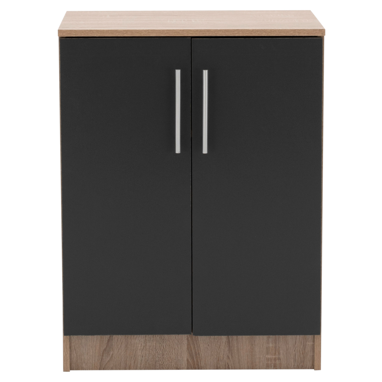 Shoe cabinet wooden HM2206.04 Sonama Grey 60x40,5x80 cm. [4]