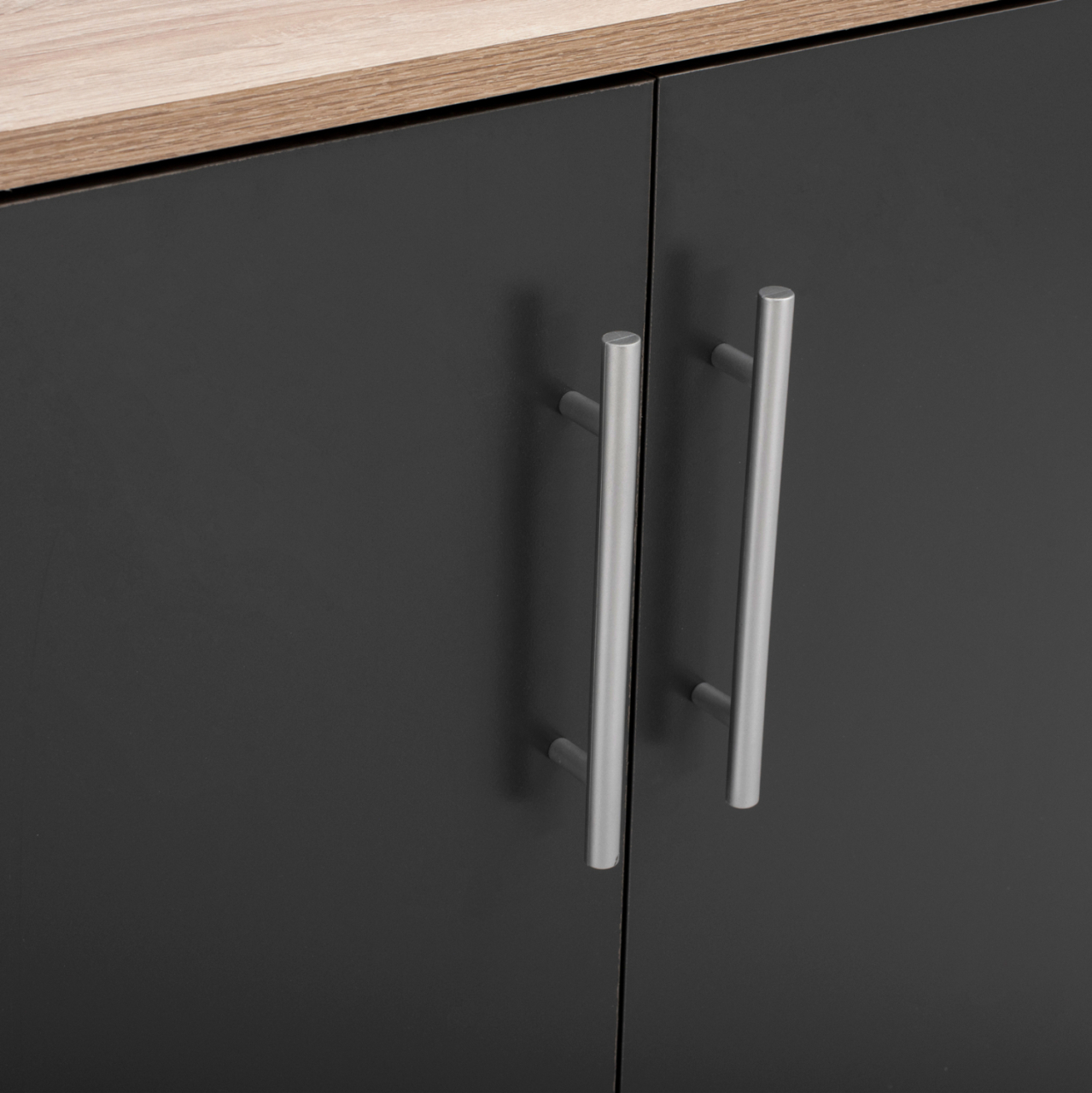 Shoe cabinet wooden HM2206.04 Sonama Grey 60x40,5x80 cm. [6]