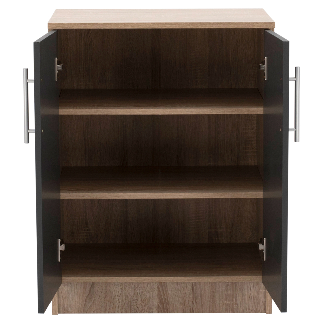Shoe cabinet wooden HM2206.04 Sonama Grey 60x40,5x80 cm. [5]