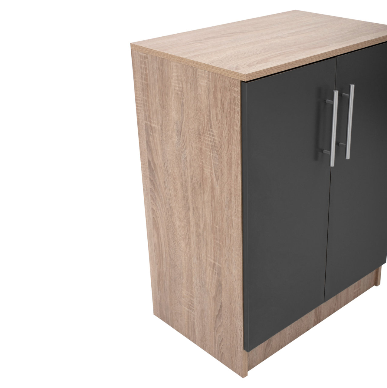 Shoe cabinet wooden HM2206.04 Sonama Grey 60x40,5x80 cm. [8]