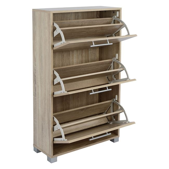 Shoe Cabinet Wooden HM2221.02 Sonama 3Places 62x24x110 [4]