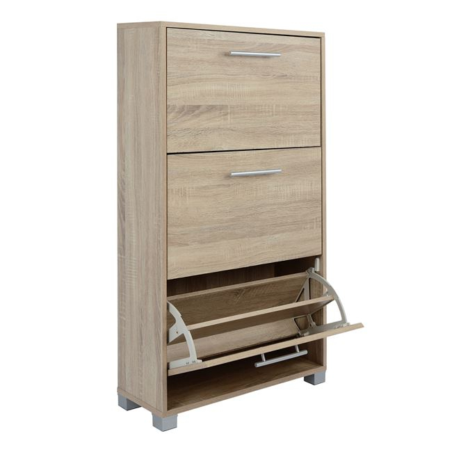 Shoe Cabinet Wooden HM2221.02 Sonama 3Places 62x24x110 [3]