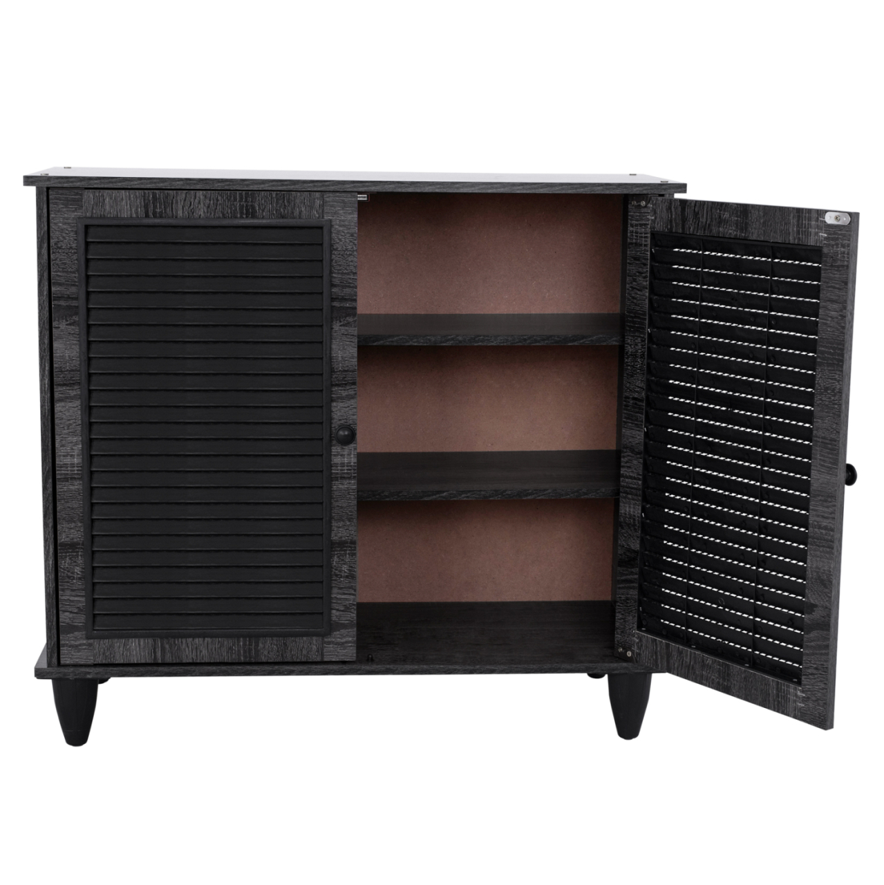 Shoe Cabinet wooden HM2266.01 Grey Color 76.5x30x68.5 [4]