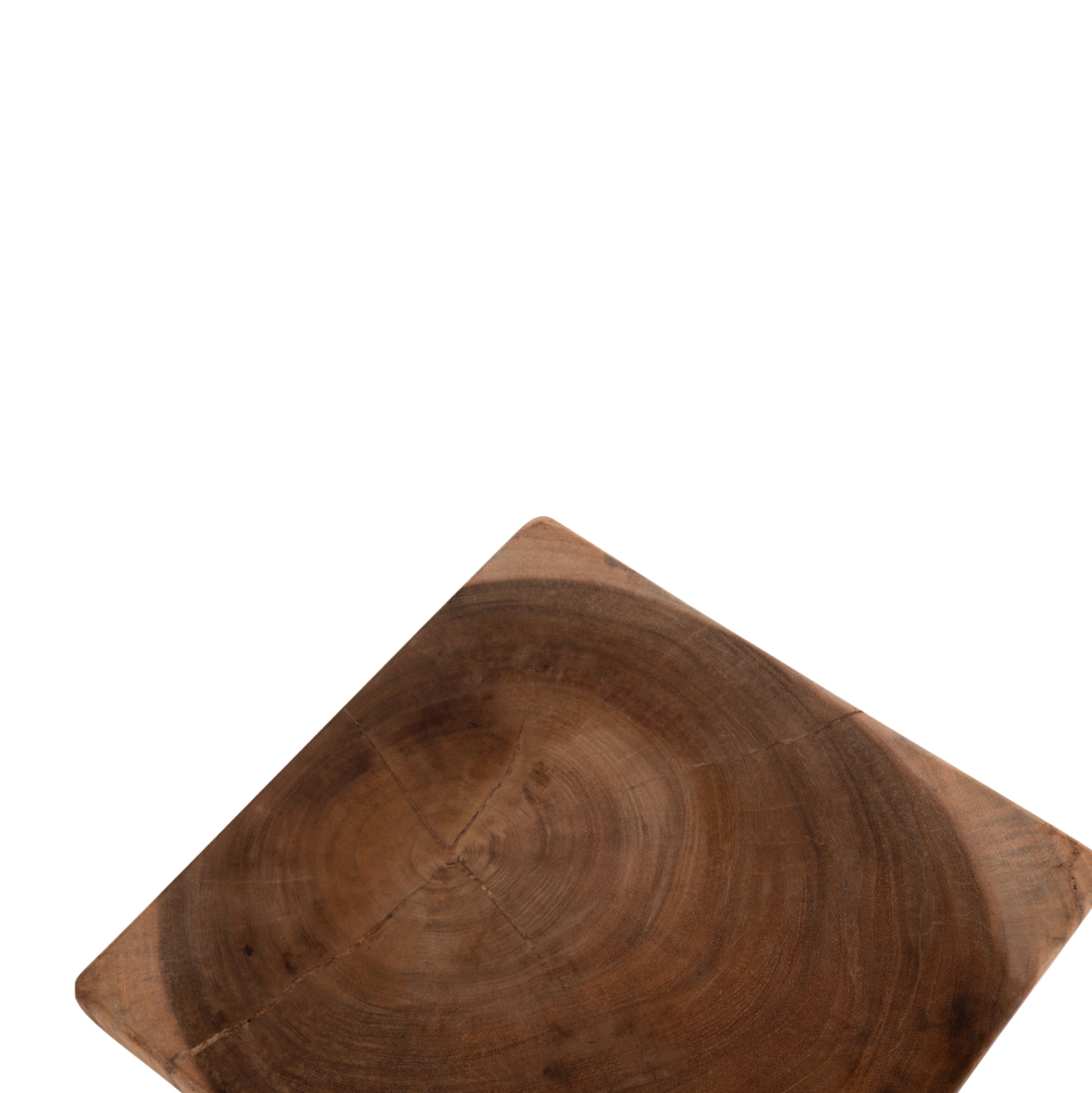 SIDE STOOL ANVIL HM9756.11 SUAR WOOD IN NATURAL 31x31x45Hcm. [10]