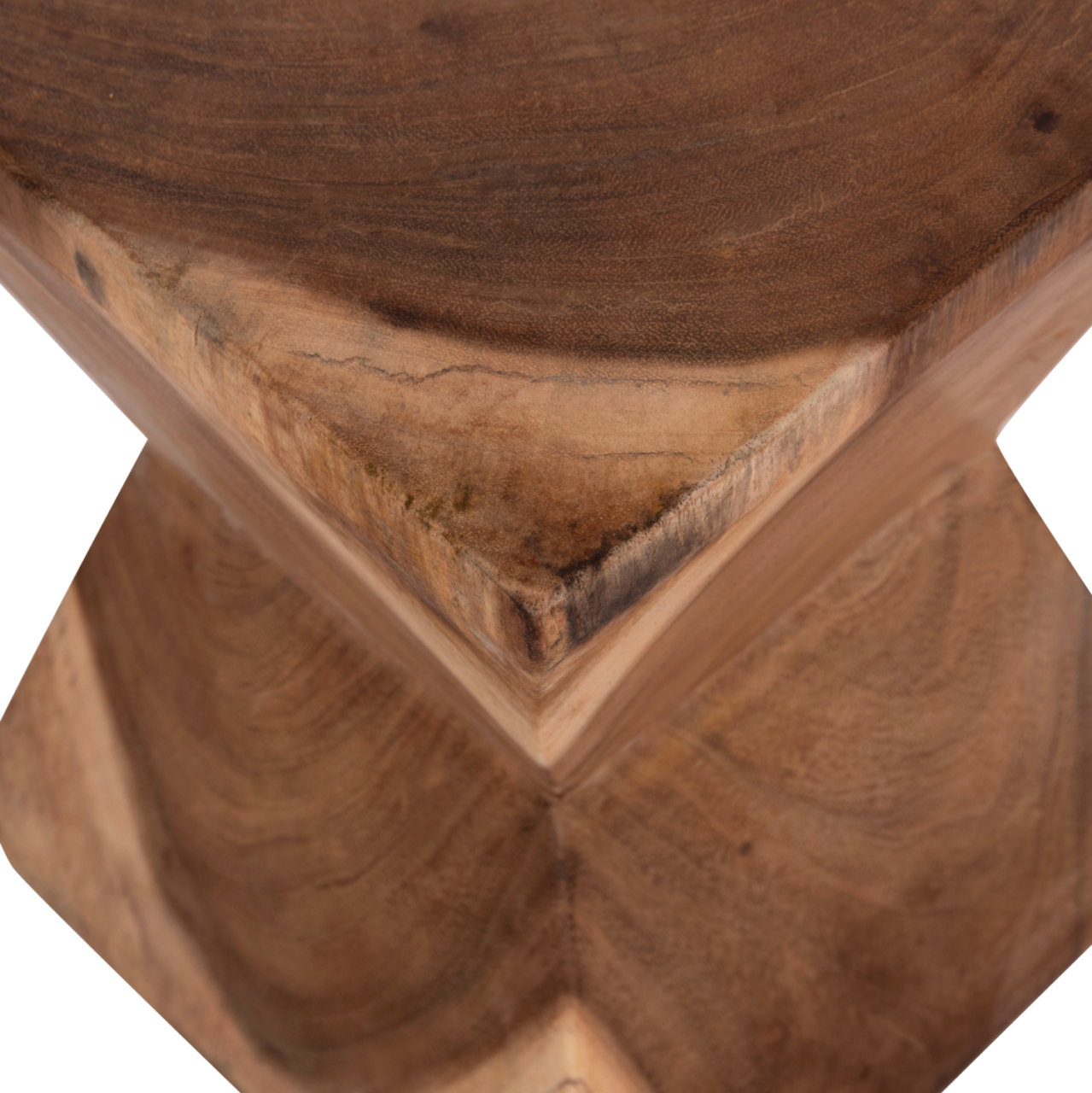 SIDE STOOL ANVIL HM9756.11 SUAR WOOD IN NATURAL 31x31x45Hcm. [7]