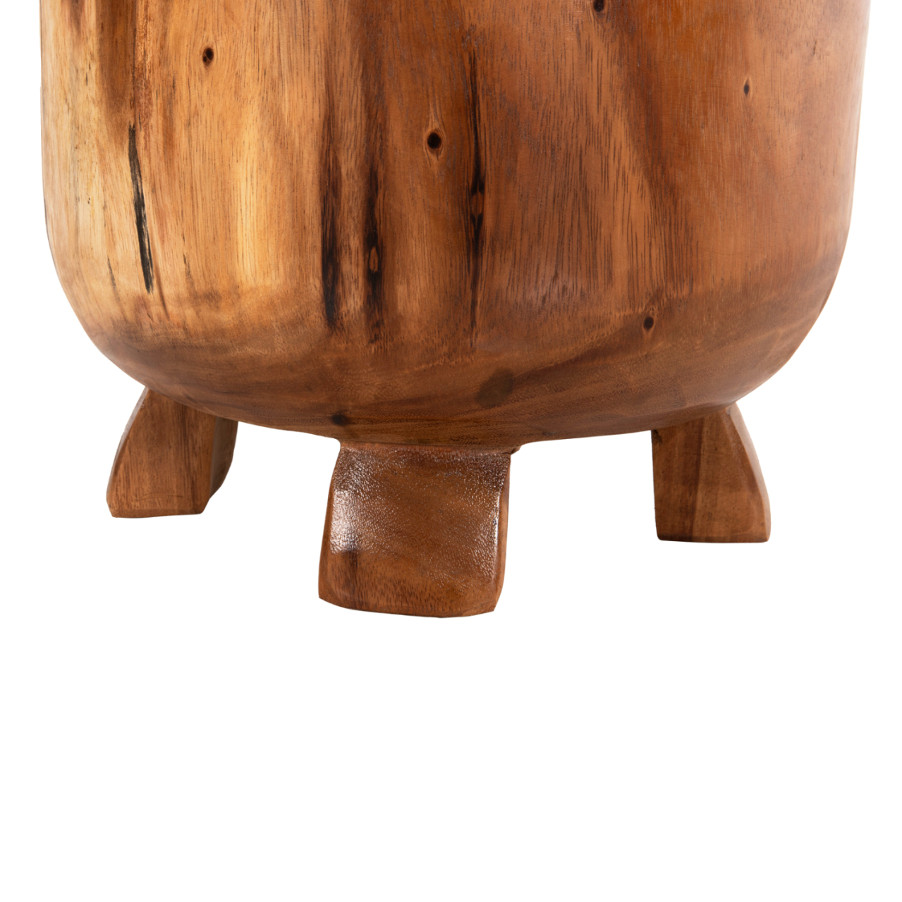 SIDE STOOL BOZZO HM9762 SUAR WOOD IN NATURAL Φ34x46Hcm. [5]