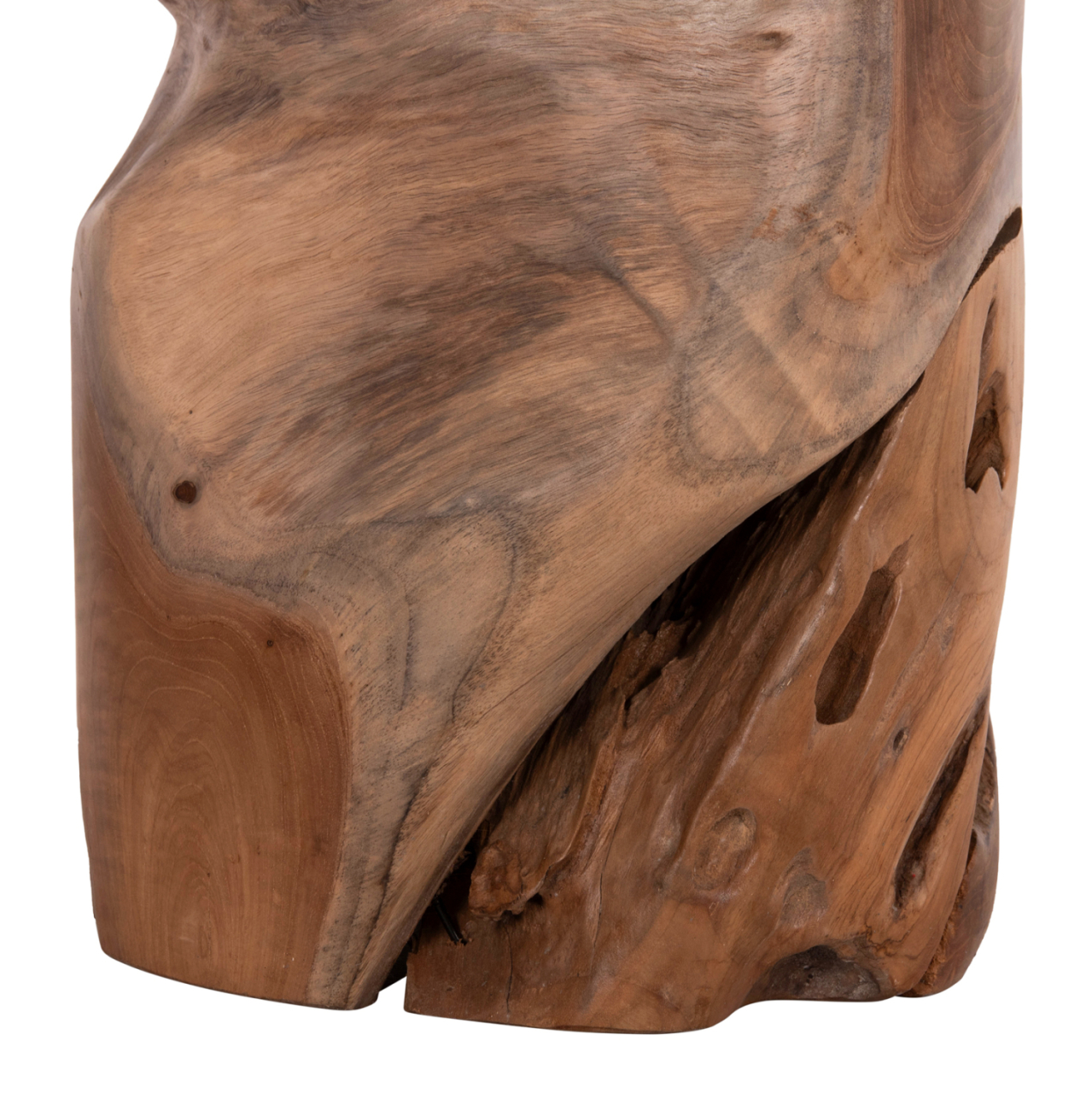 SIDE STOOL/TABLE STOMP HM9350.11 TEAK WOOD--NATURAL COLOR Φ30x45Hcm. [8]