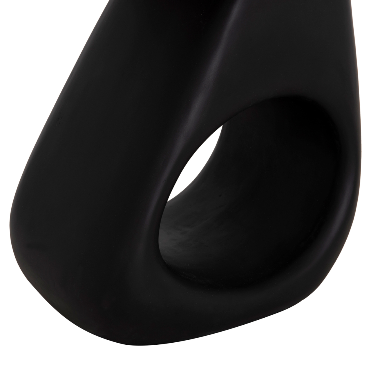 SIDE TABLE AIDA HM4692.01 FIBER CEMENT IN BLACK--TEAK WOOD TOP 47x60x59Hcm. [9]