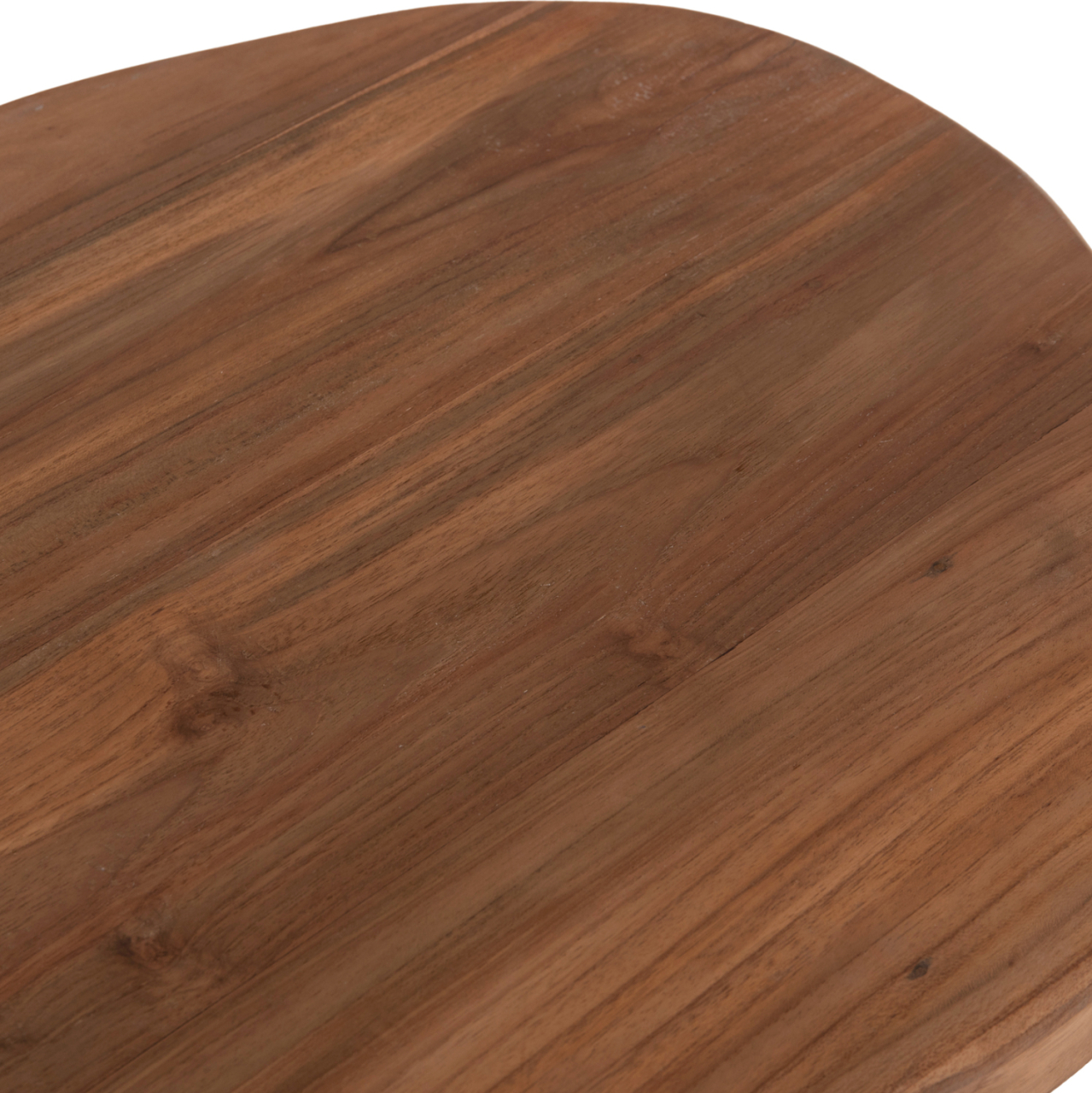 SIDE TABLE AIDA HM4692.01 FIBER CEMENT IN BLACK--TEAK WOOD TOP 47x60x59Hcm. [8]