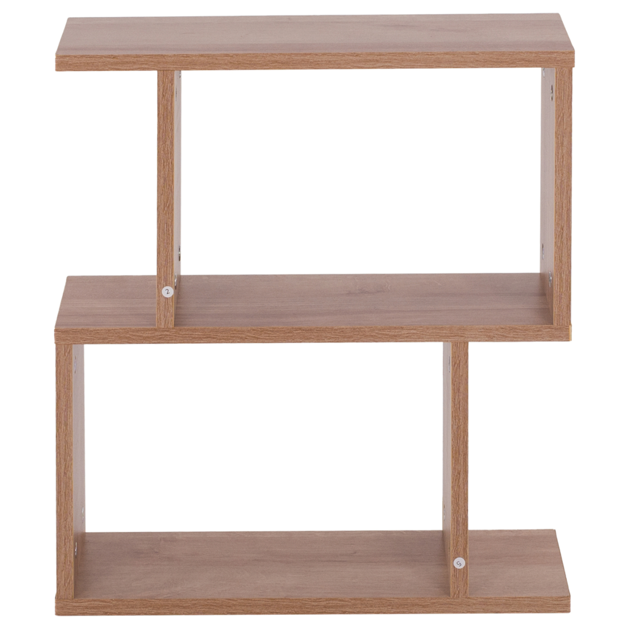 SIDE TABLE AMEER WITH STORAGE SPACES HM8881.11 MELAMINE IN NATURAL COLOR 50x17x56Hcm. [3]