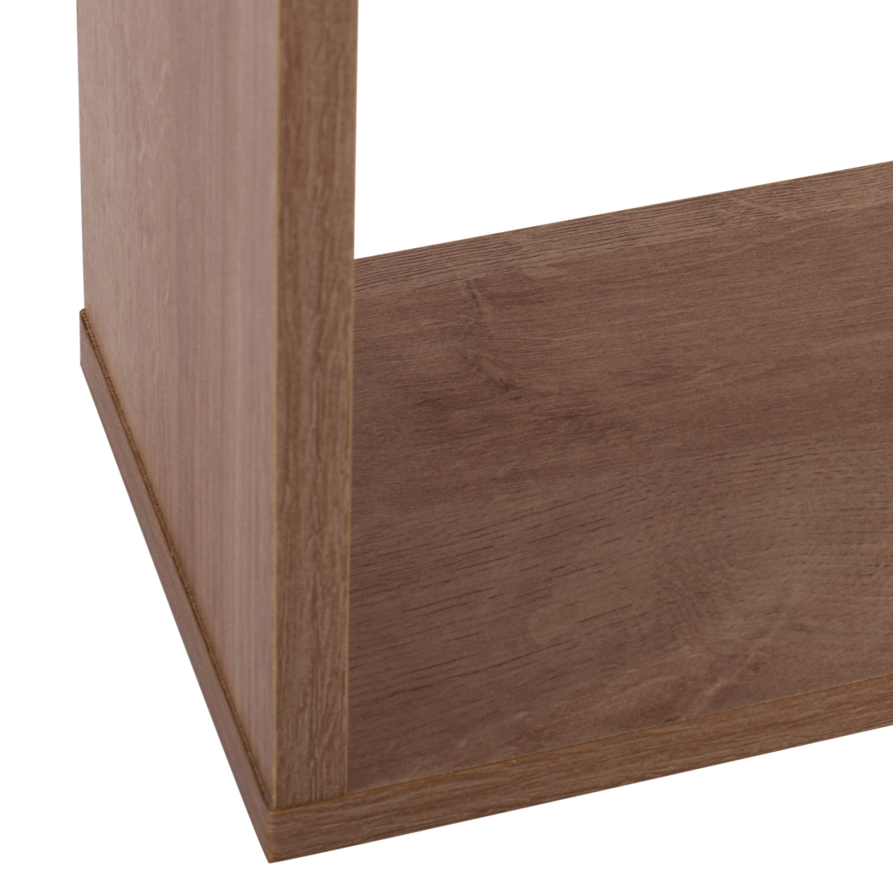SIDE TABLE AMEER WITH STORAGE SPACES HM8881.11 MELAMINE IN NATURAL COLOR 50x17x56Hcm. [5]