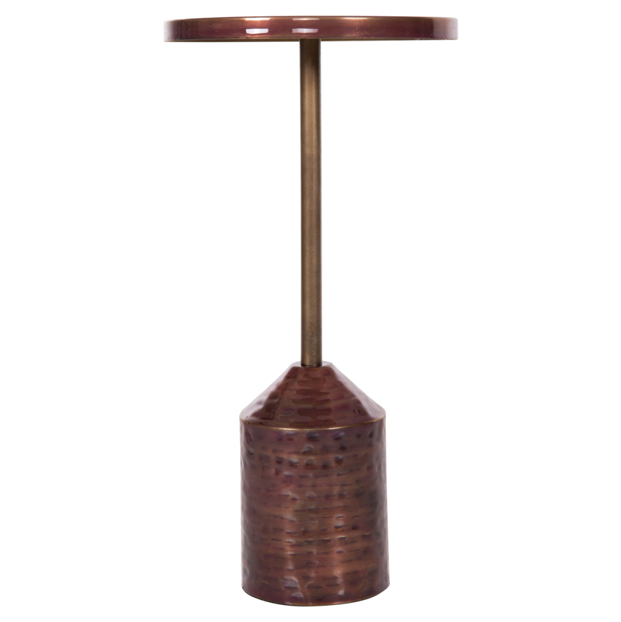 SIDE TABLE BOMBAY HM4251.06 METAL IN COPPER SHADES Φ25,5x51,5Hcm. [3]