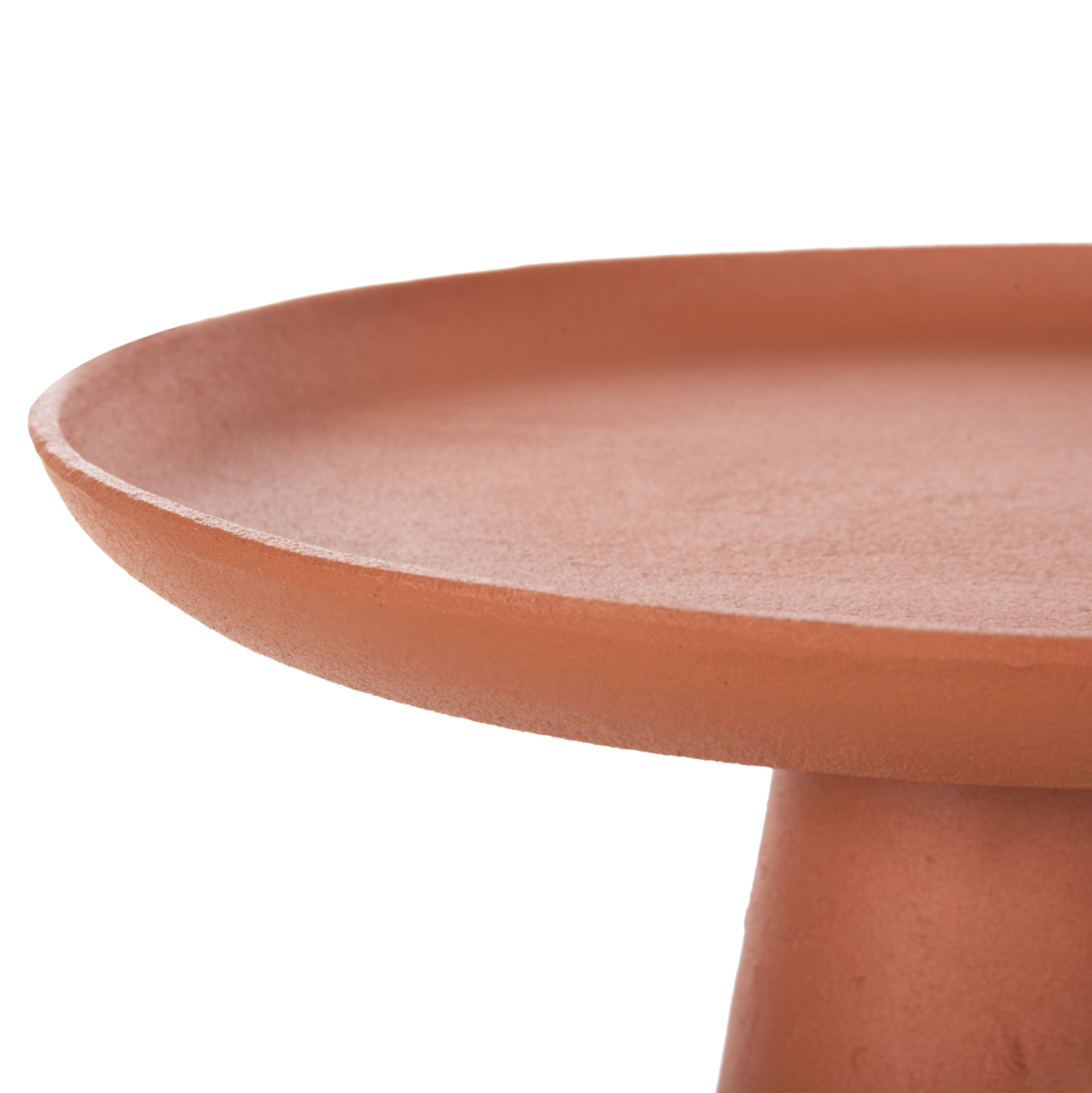 SIDE TABLE DELCON HM4247.06 METAL IN ORANGE Φ39,5x47Hcm. [6]