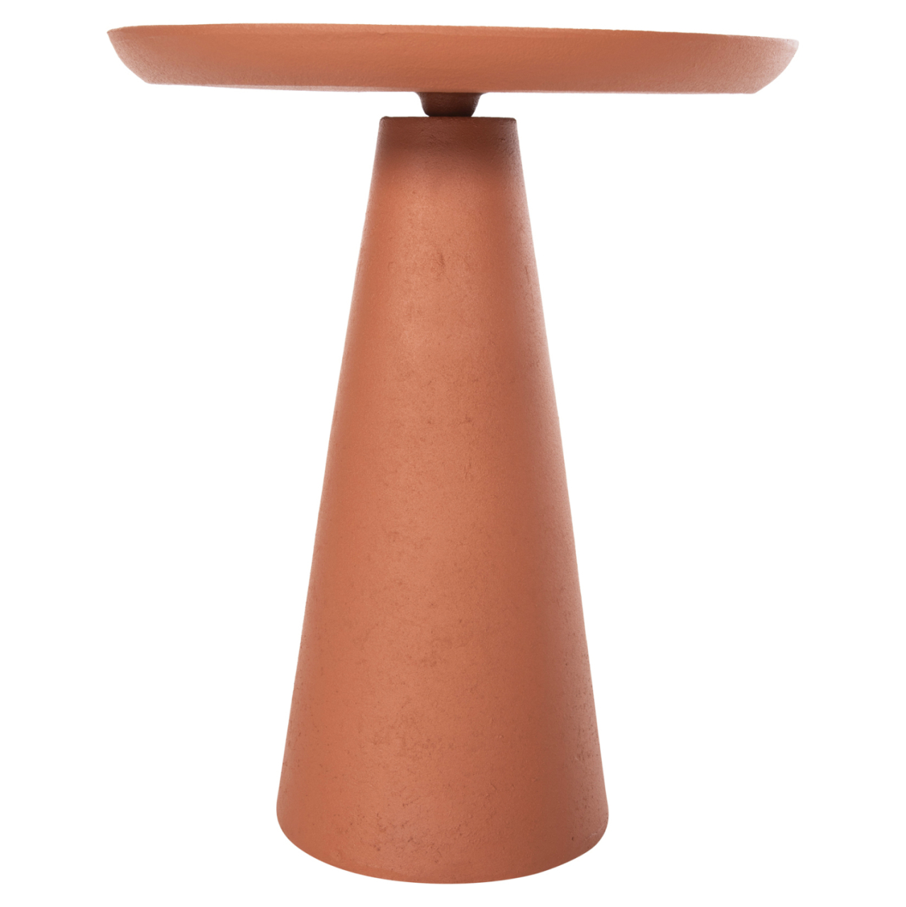 SIDE TABLE DELCON HM4247.06 METAL IN ORANGE Φ39,5x47Hcm. [3]