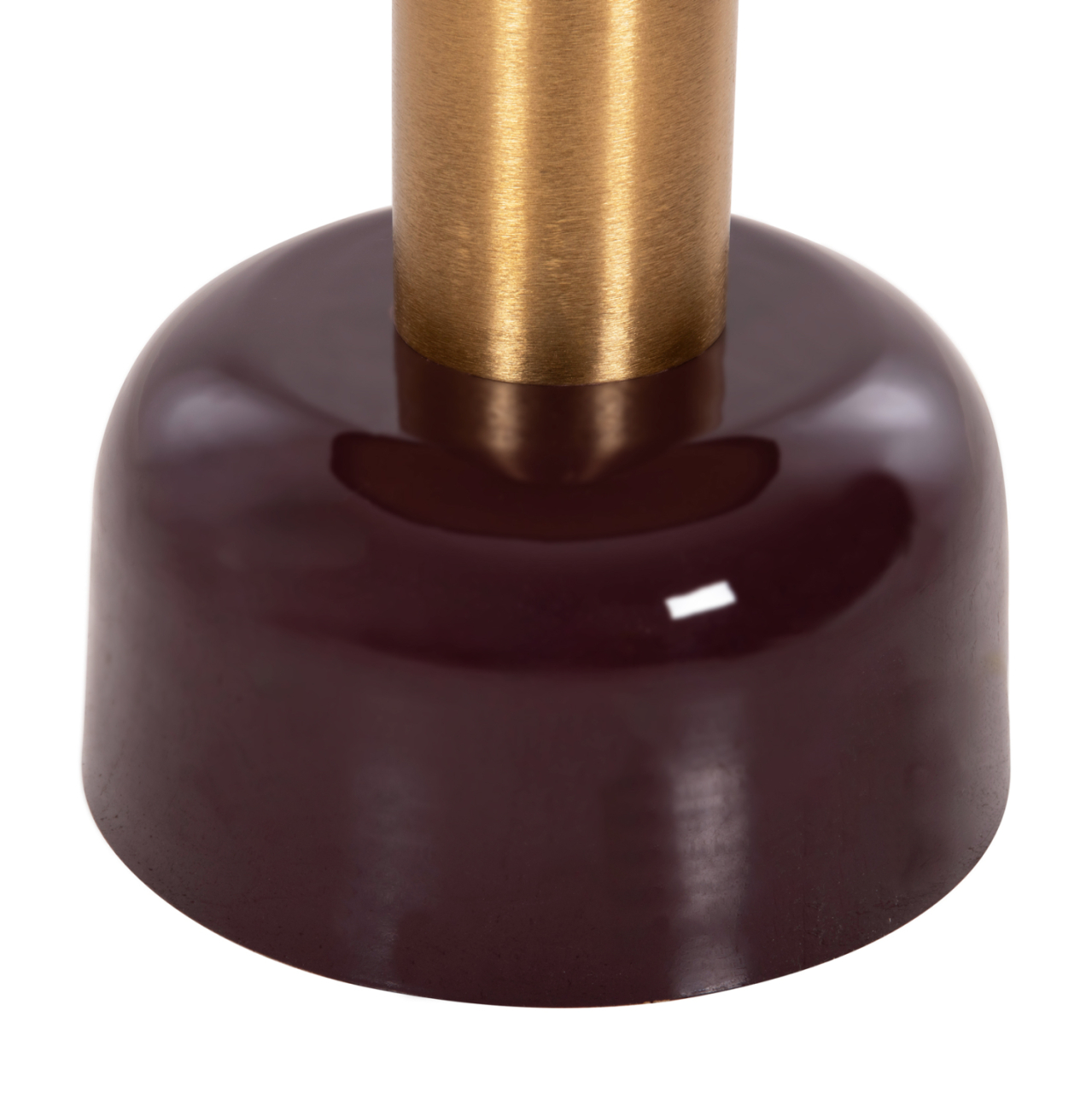 SIDE TABLE ERODE HM4242.06 METAL IN CHERRY RED-GOLD Φ50,5x52,5Hcm. [6]