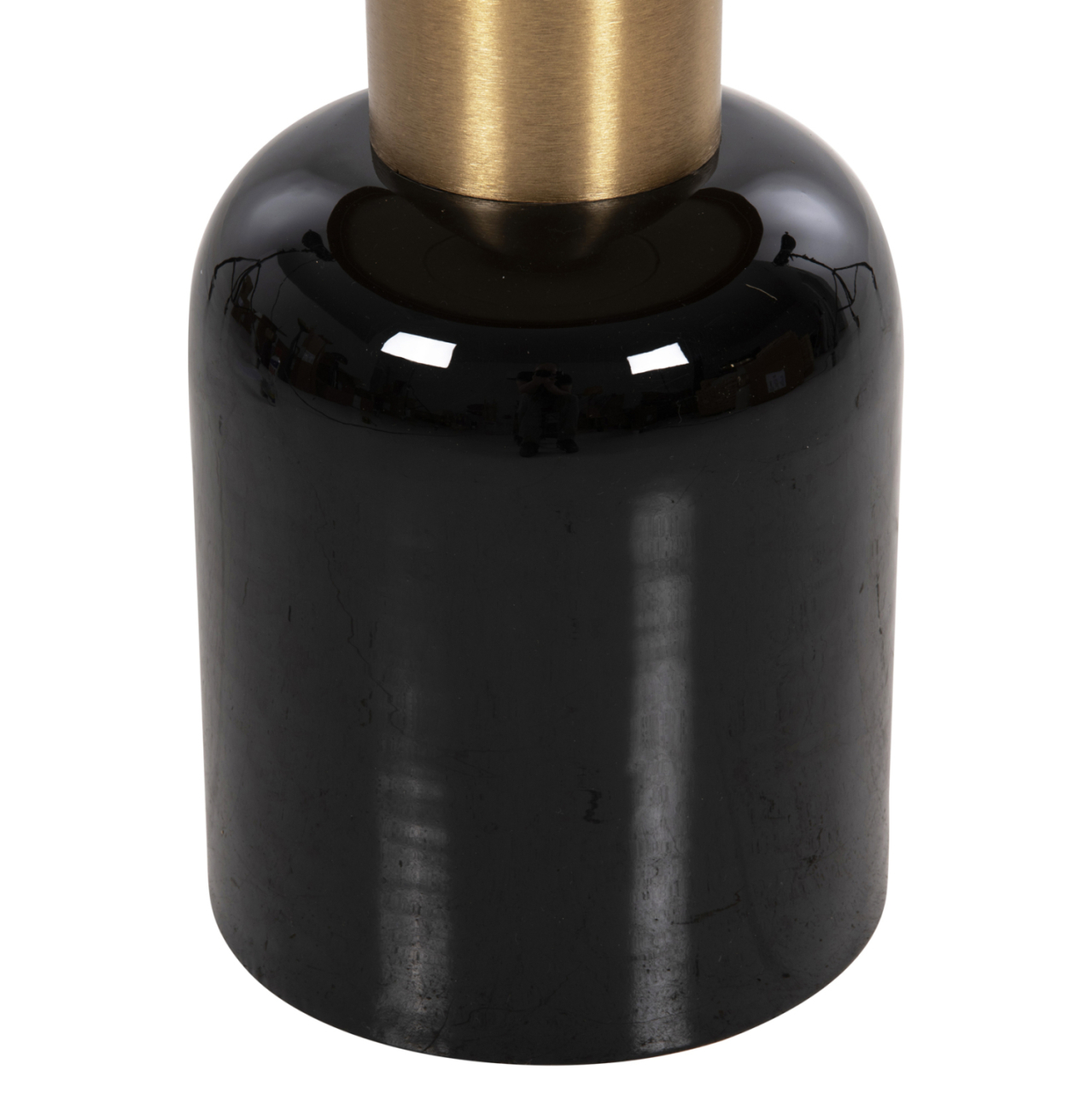 SIDE TABLE ERODE HM4248.01 METAL IN BLACK-GOLD-CHERRY RED Φ50,5x50Hcm. [6]