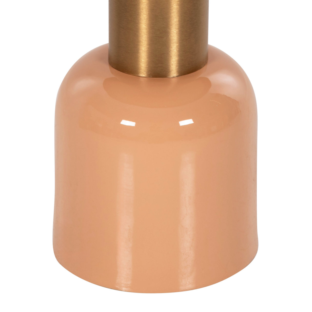 SIDE TABLE ERODE HM4249.08 METAL IN WARM PINK-GOLD-BEIGE Φ40,5x45,5Hcm. [5]