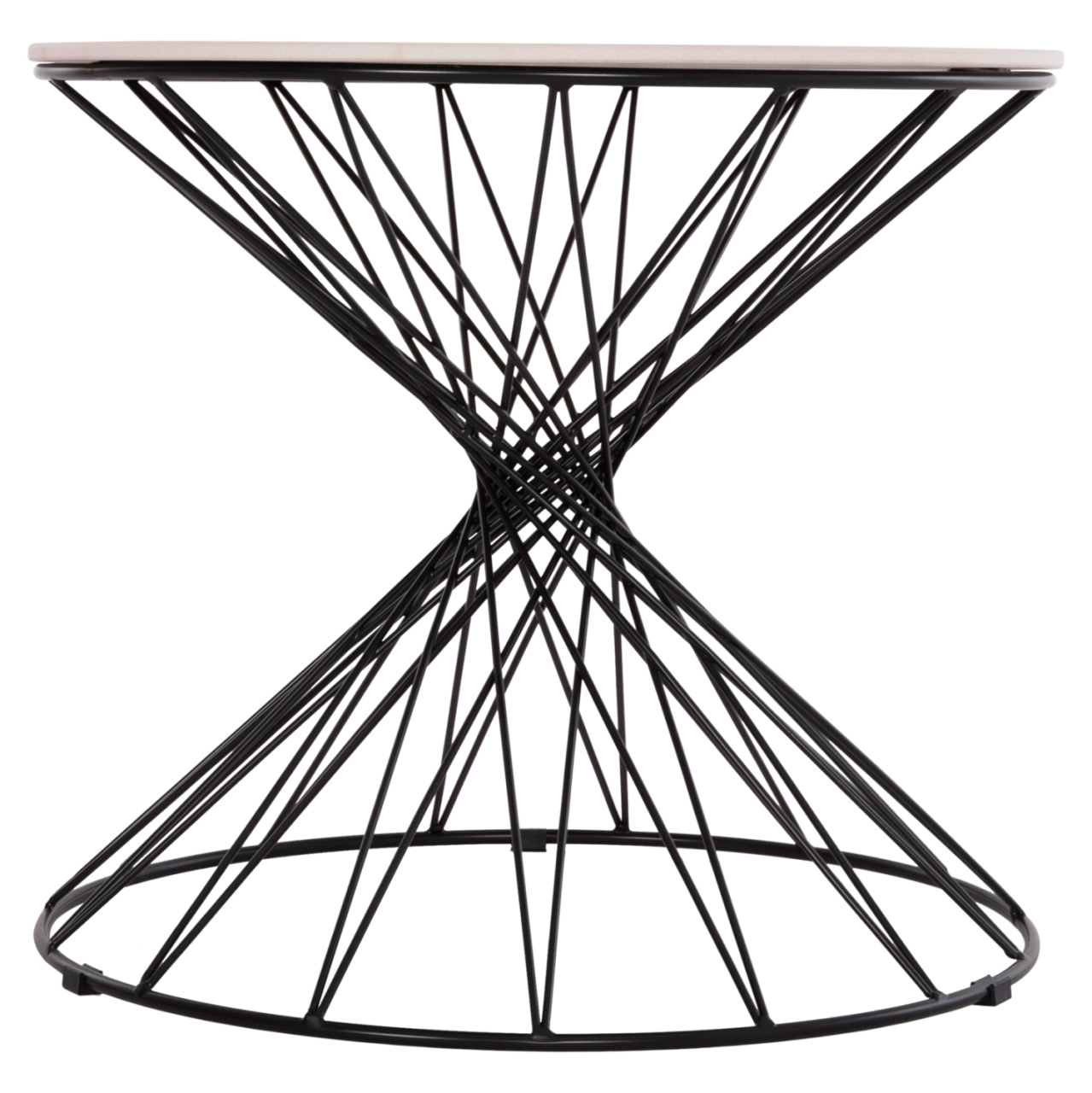 SIDE TABLE GRESAM HM18039.01 CERAMIC TOP-METAL BASE Φ50x44Hcm. [3]