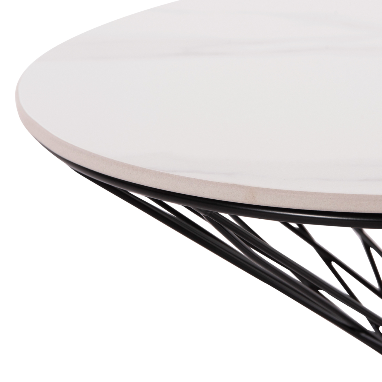 SIDE TABLE GRESAM HM18039.01 CERAMIC TOP-METAL BASE Φ50x44Hcm. [6]