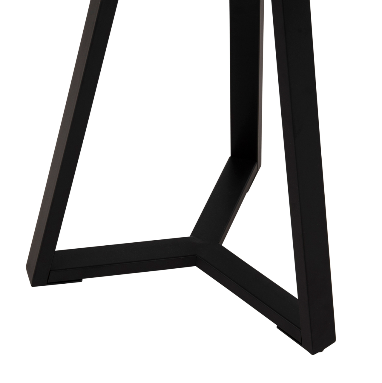 SIDE TABLE HM9587.04 MDF IN WALNUT-BLACK METAL BASE Φ45x55Hcm. [6]