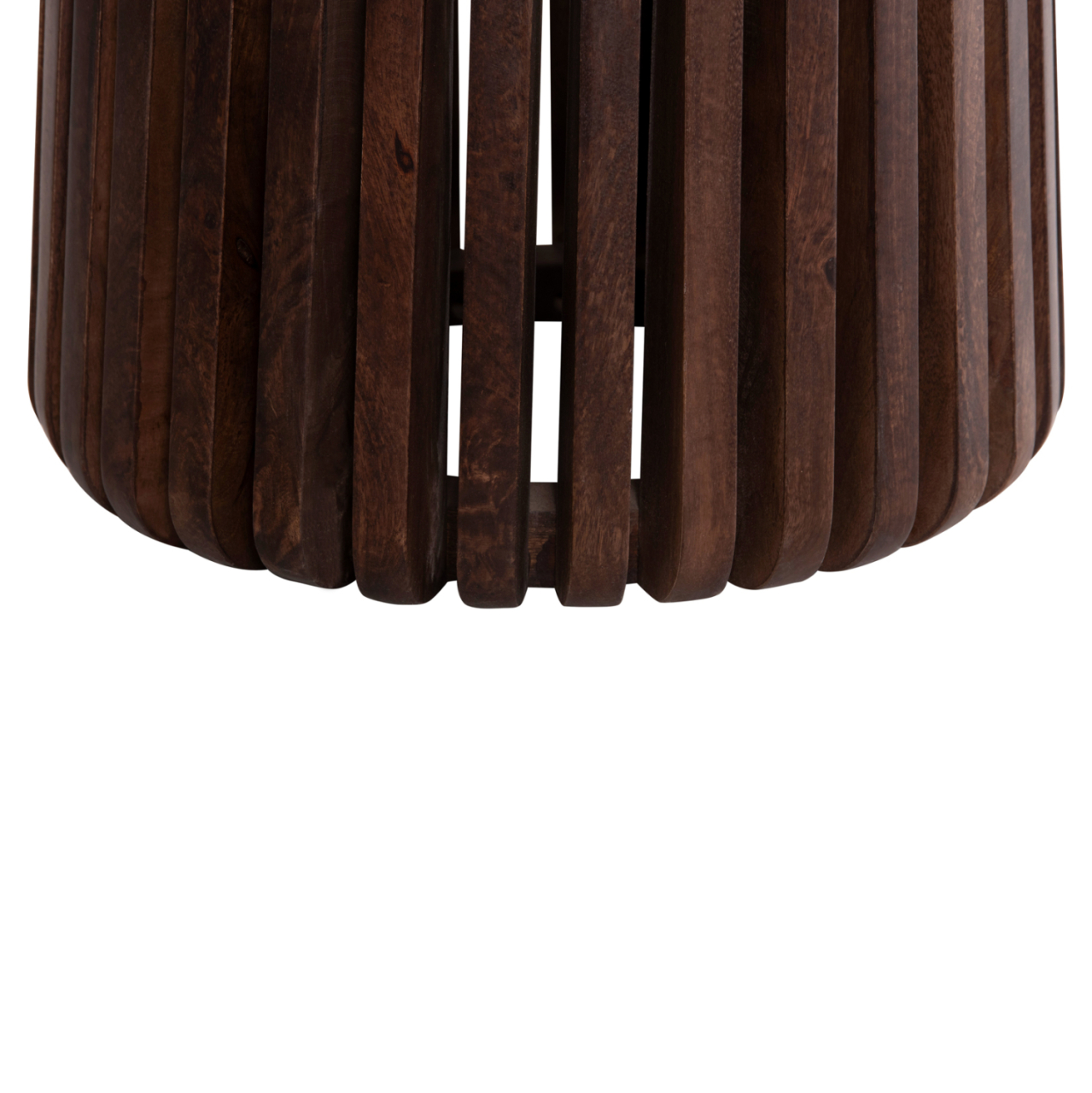 SIDE TABLE KREST HM9711 ACACIA WOOD IN LIGHT BROWN-WHITE TRAVERTINE Φ50x50Hcm. [7]
