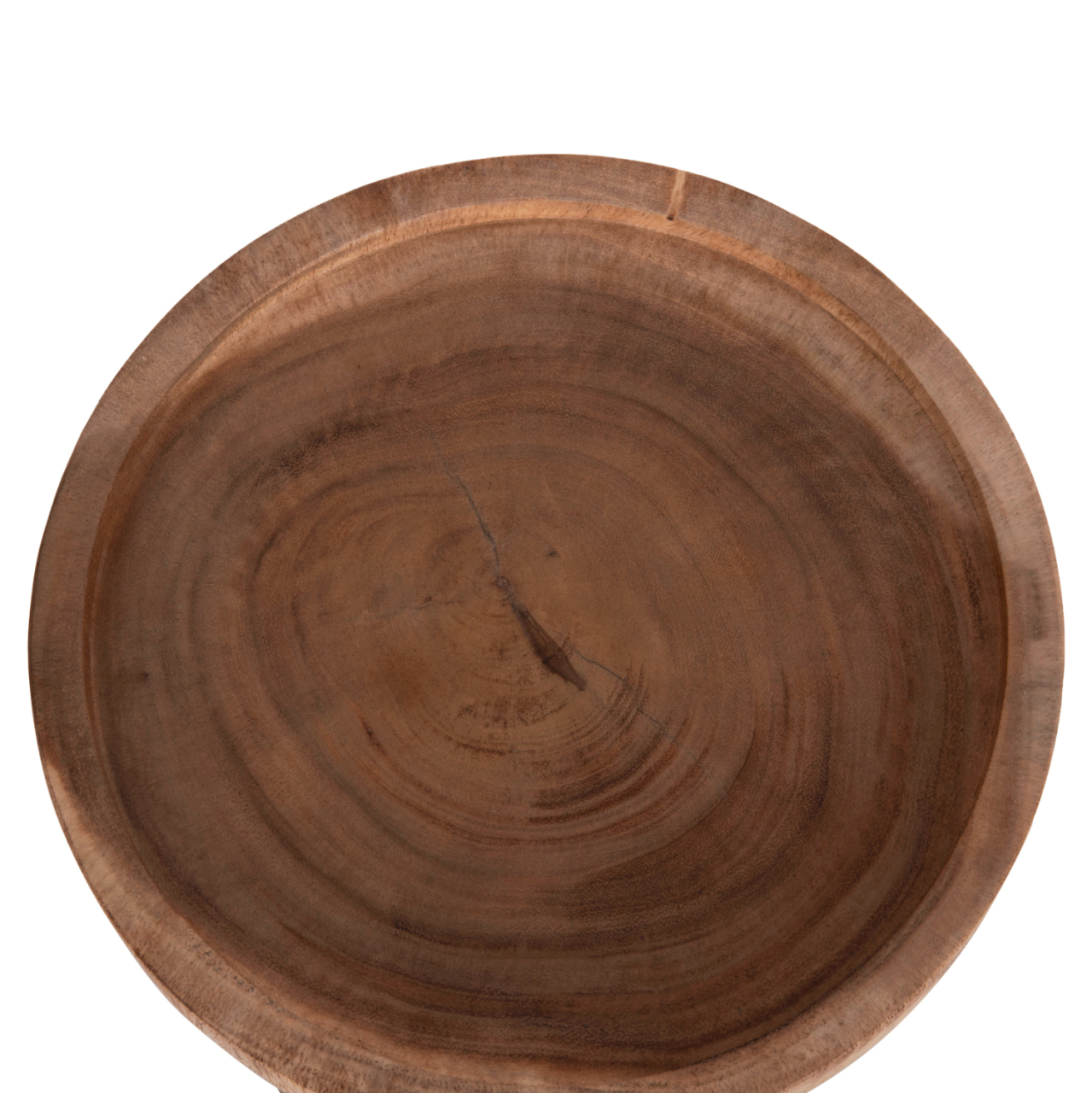 SIDE TABLE LOKI HM9899.11 SOLID SUAR WOOD IN NATURAL Φ30x50Hcm. [5]
