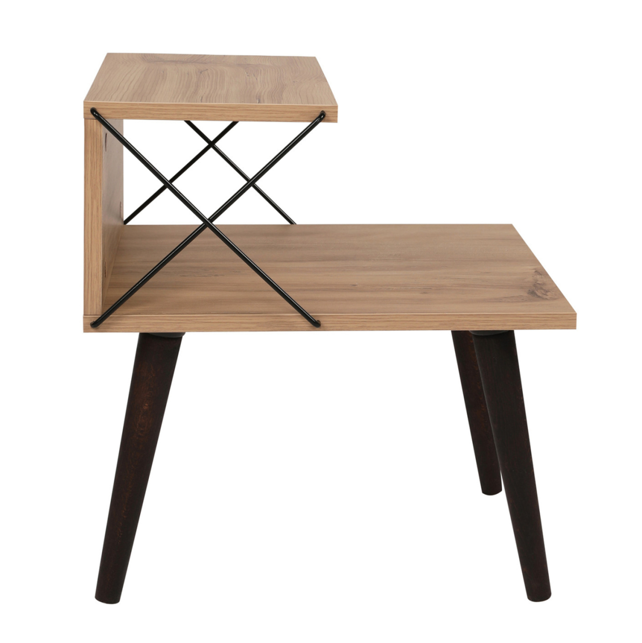 SIDE TABLE/NIGHTSTAND MELAMINE IN NATURAL COLOR 50x40x55Hcm.HM9434.01 [7]