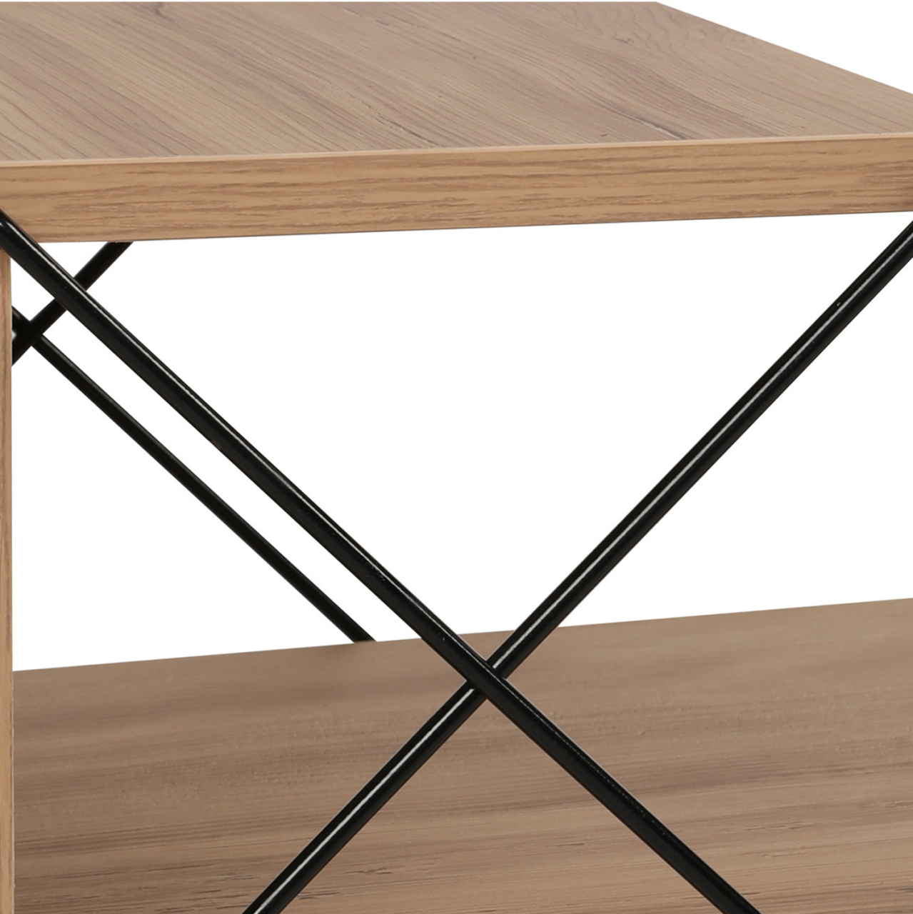 SIDE TABLE/NIGHTSTAND MELAMINE IN NATURAL COLOR 50x40x55Hcm.HM9434.01 [10]