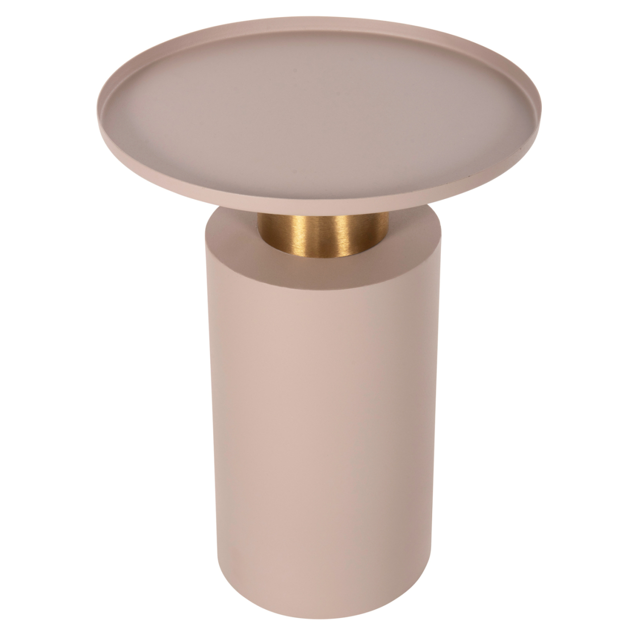 SIDE TABLE PUNJAB HM4239.03 METAL IN ECRU-GOLD/BRASS Φ36x47Hcm. [4]