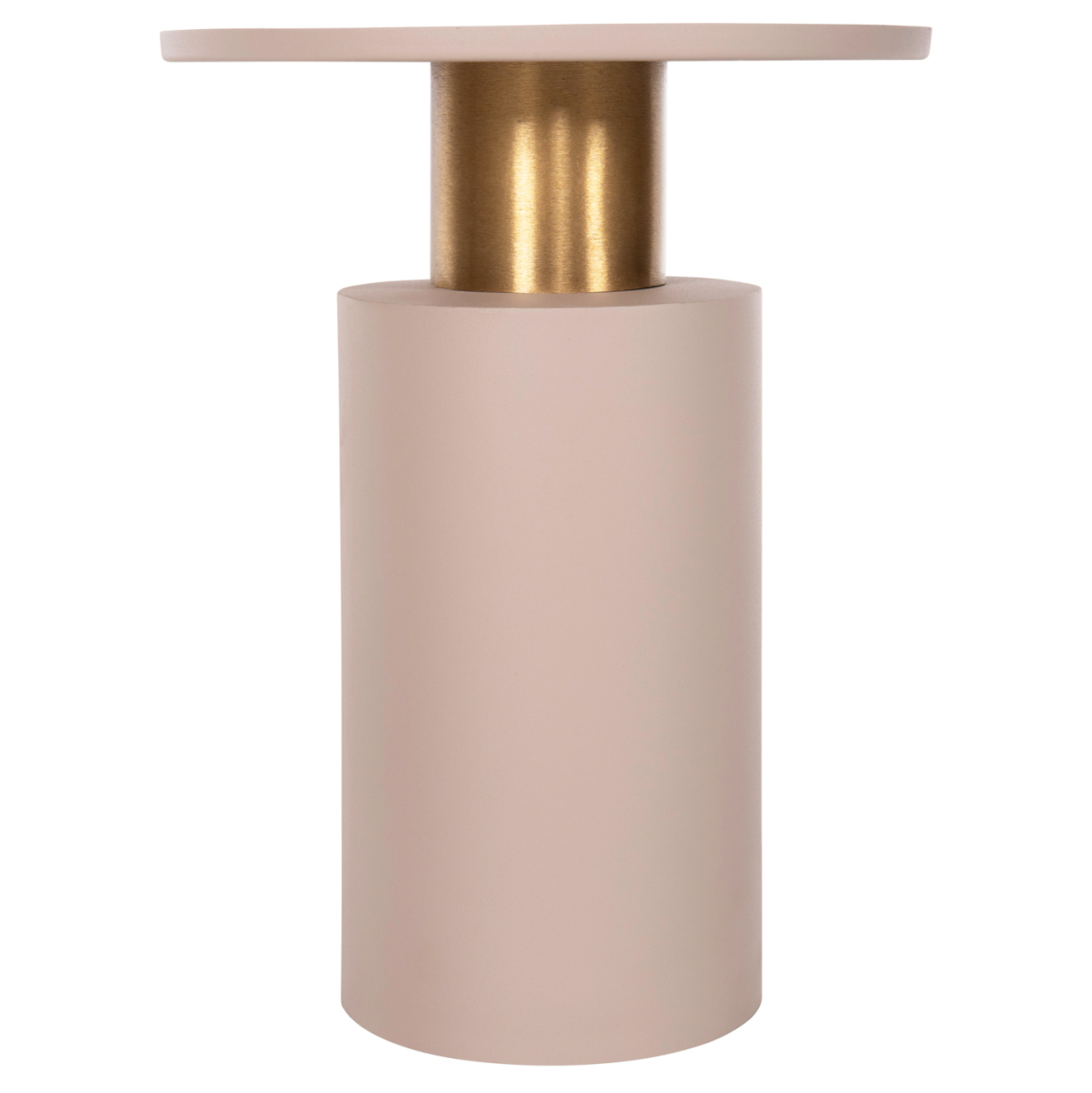 SIDE TABLE PUNJAB HM4239.03 METAL IN ECRU-GOLD/BRASS Φ36x47Hcm. [3]