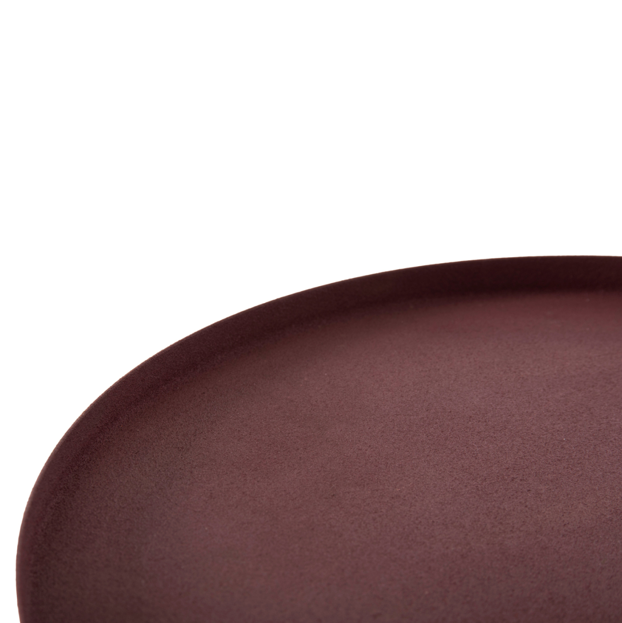 SIDE TABLE PUNJAB HM4239.06 METAL IN BRICK RED-GOLD/BRASS Φ36x47Hcm. [5]