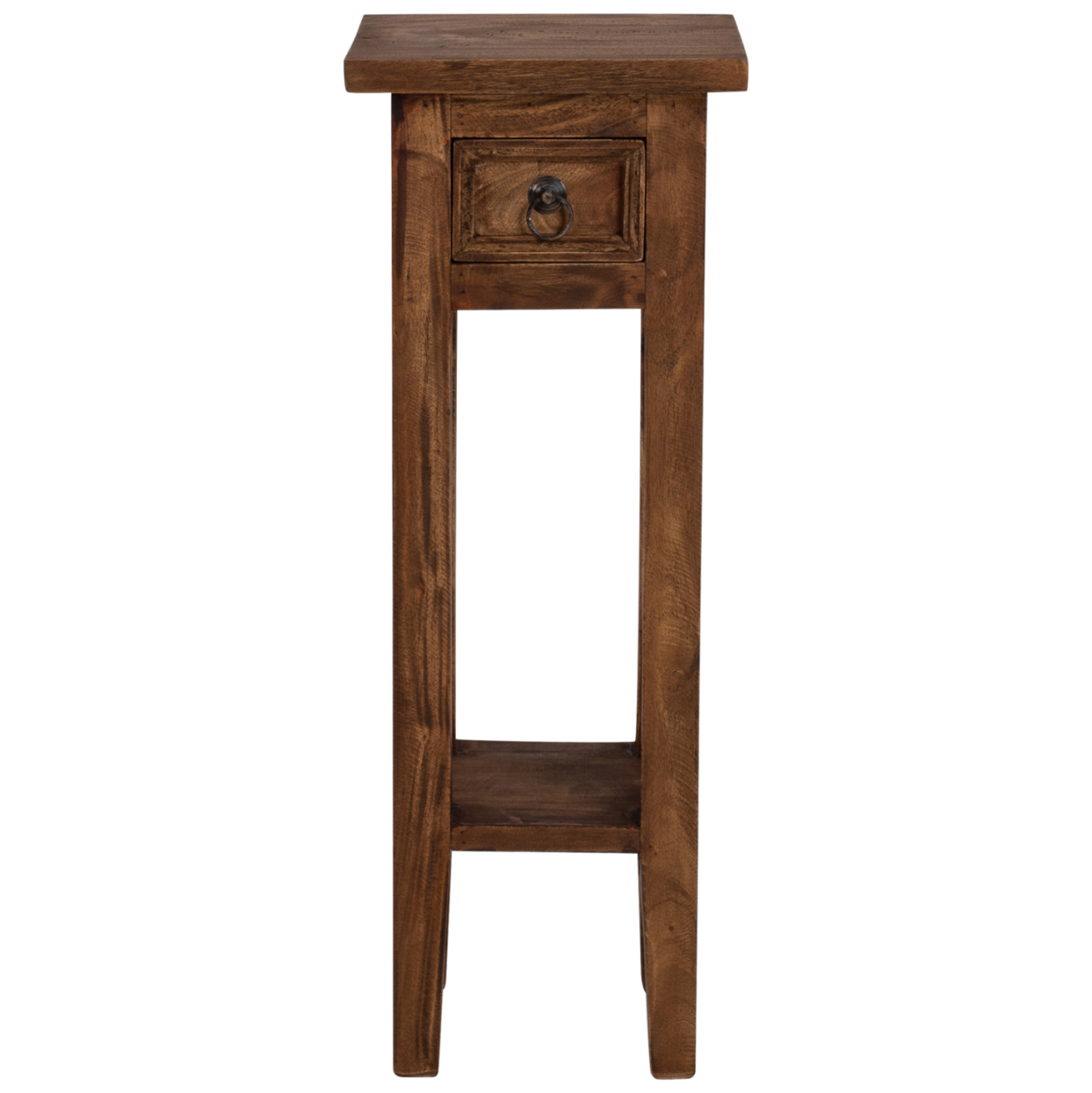 SIDE TABLE RAMU HM9484.01 MAHOGANY WOOD WITH A DRAWER IN NATURAL COLOR 25x25x66,5Hcm. [3]